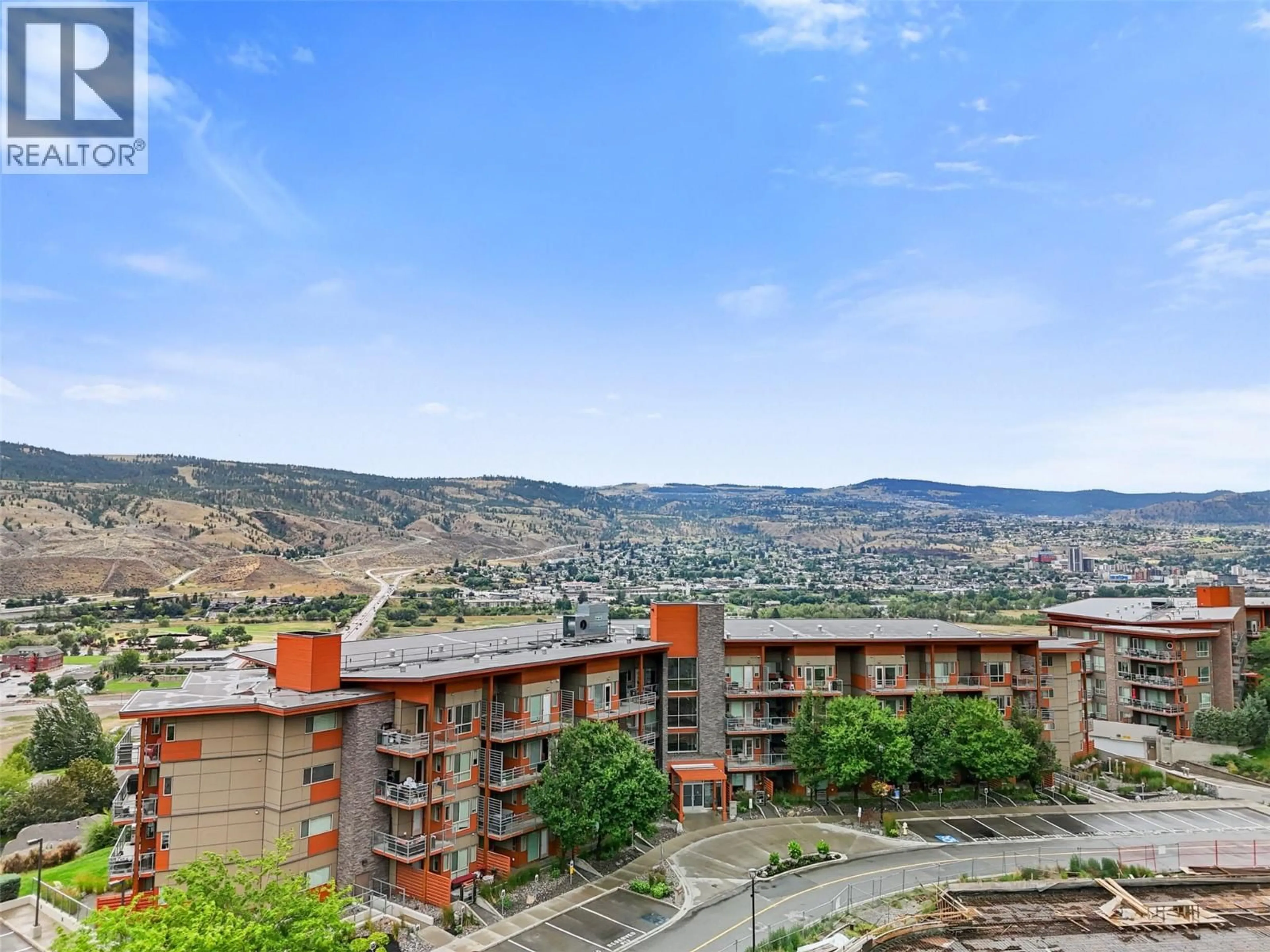 A pic from outside/outdoor area/front of a property/back of a property/a pic from drone, mountain view for 3217 - 1040 TALASA COURT, Kamloops British Columbia V2H0C4