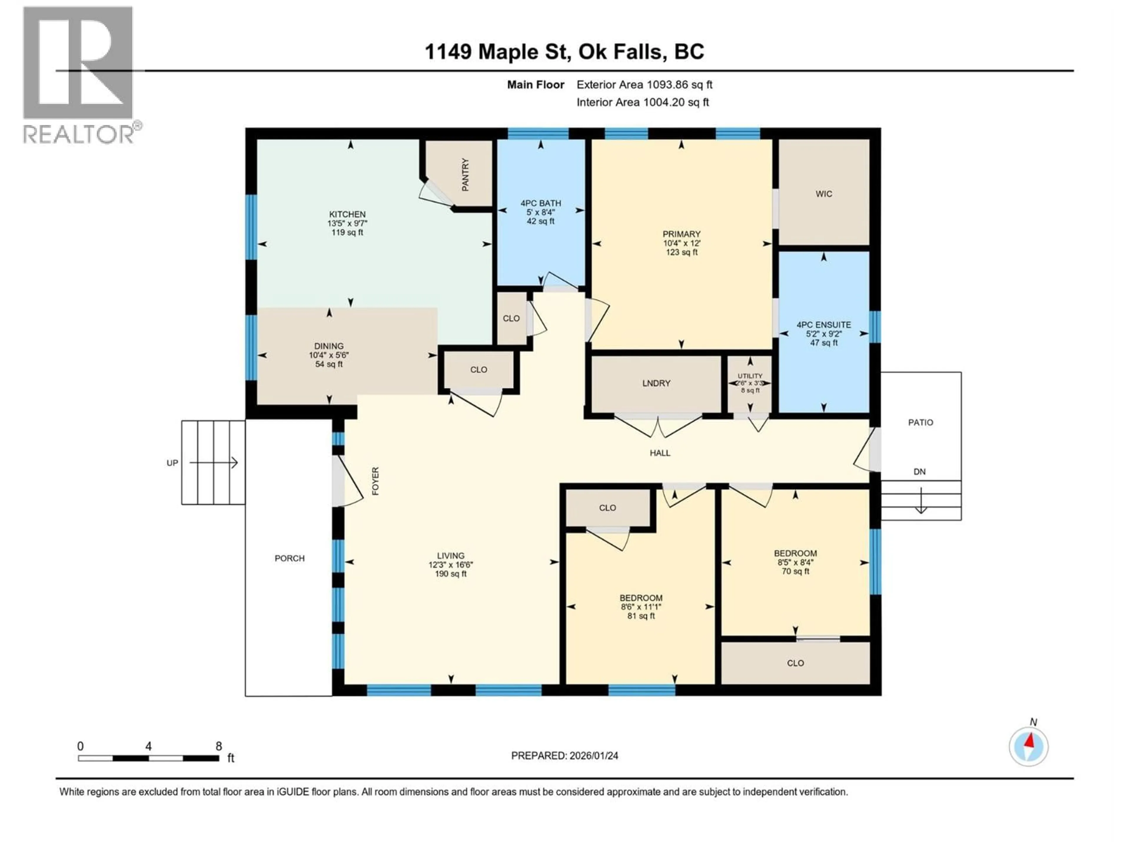 Floor plan for 1149 MAPLE STREET, Okanagan Falls British Columbia V0H1R2