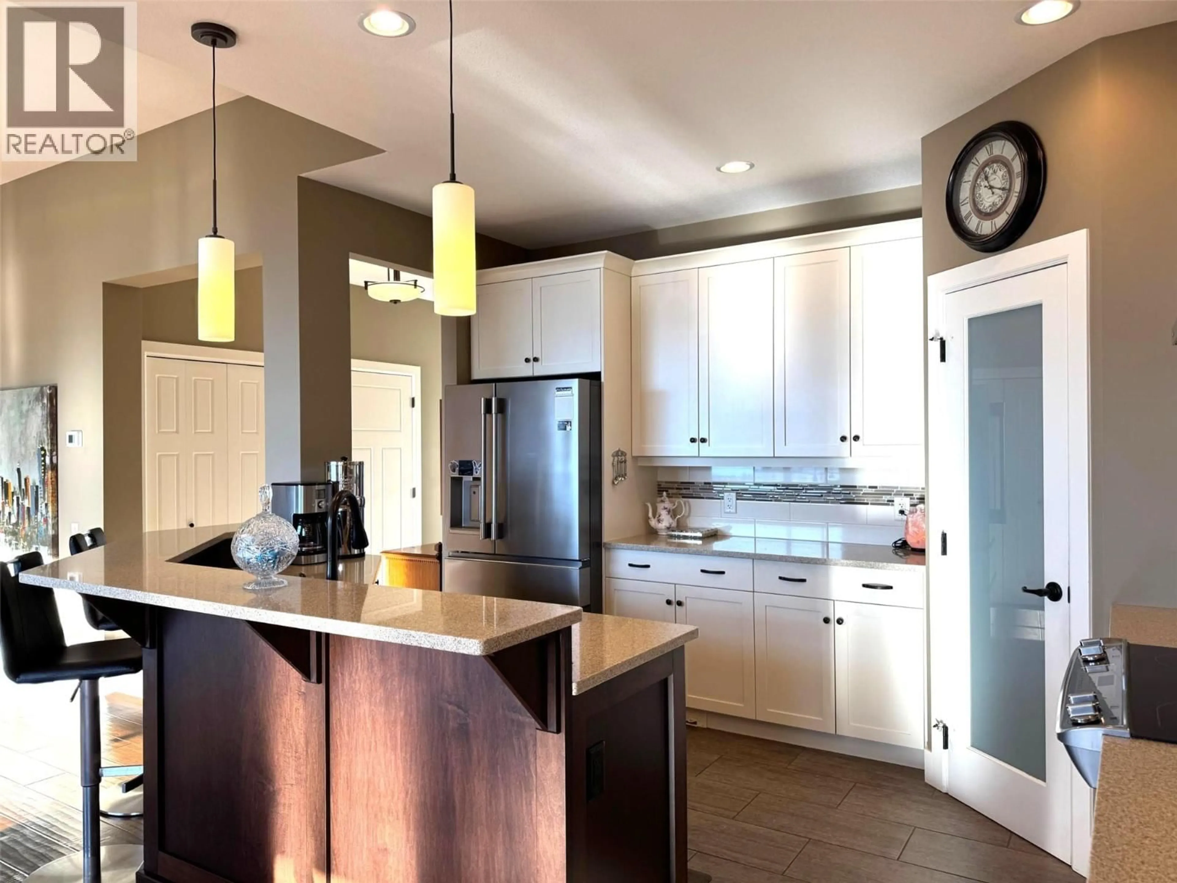 Contemporary kitchen, wood/laminate floor for 2167 TALAVERA PLACE, Westbank British Columbia V4T3L4