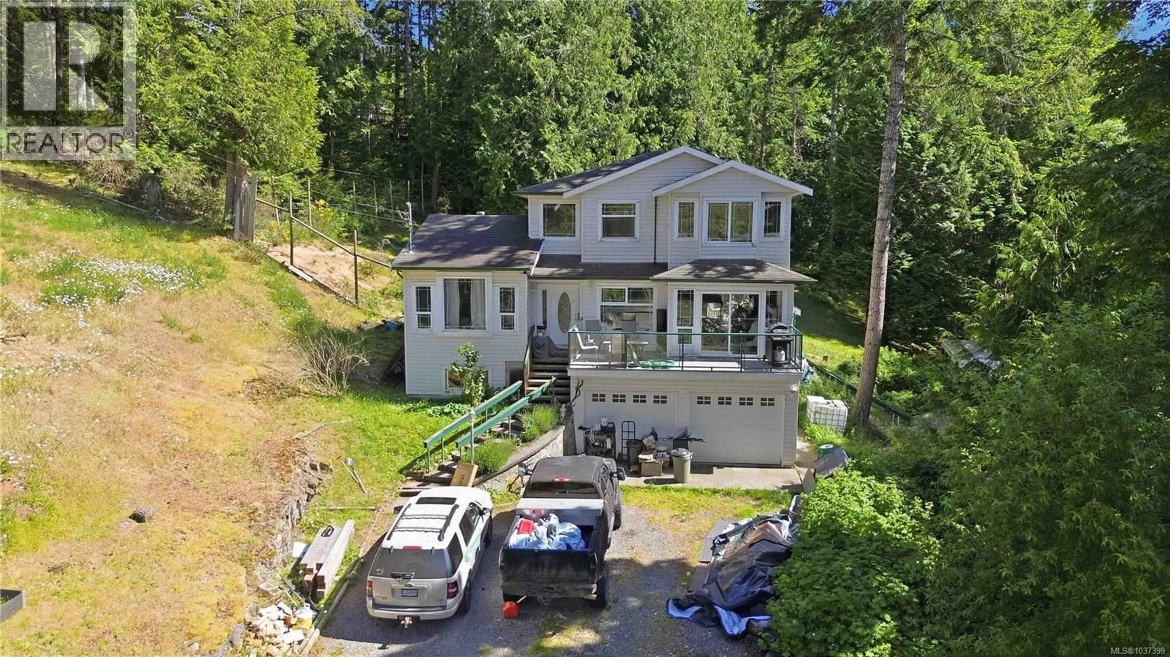 A pic from outside/outdoor area/front of a property/back of a property/a pic from drone, unknown for 821 SEEDTREE ROAD, Sooke British Columbia V9Z1C2