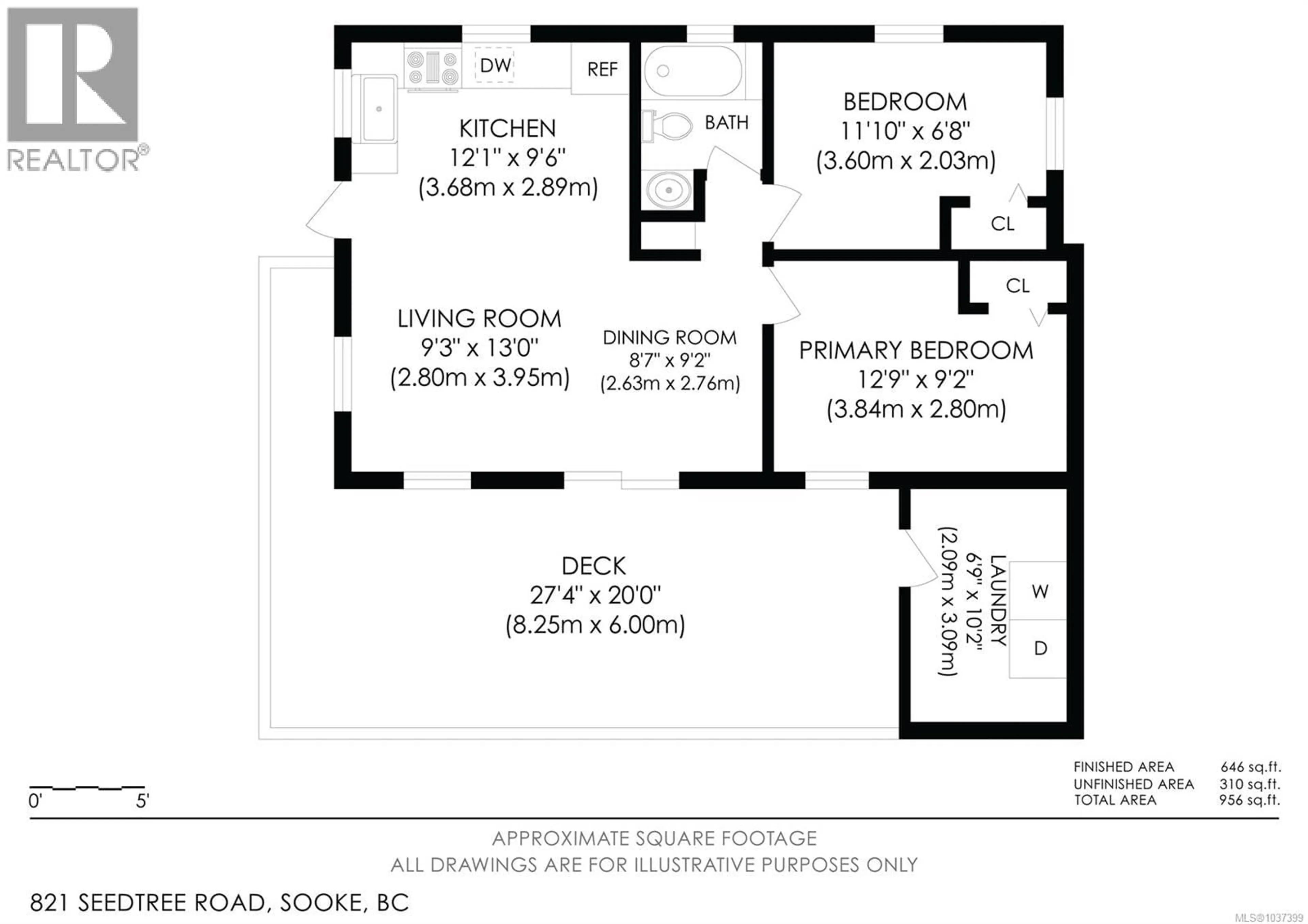 Floor plan for 821 SEEDTREE ROAD, Sooke British Columbia V9Z1C2