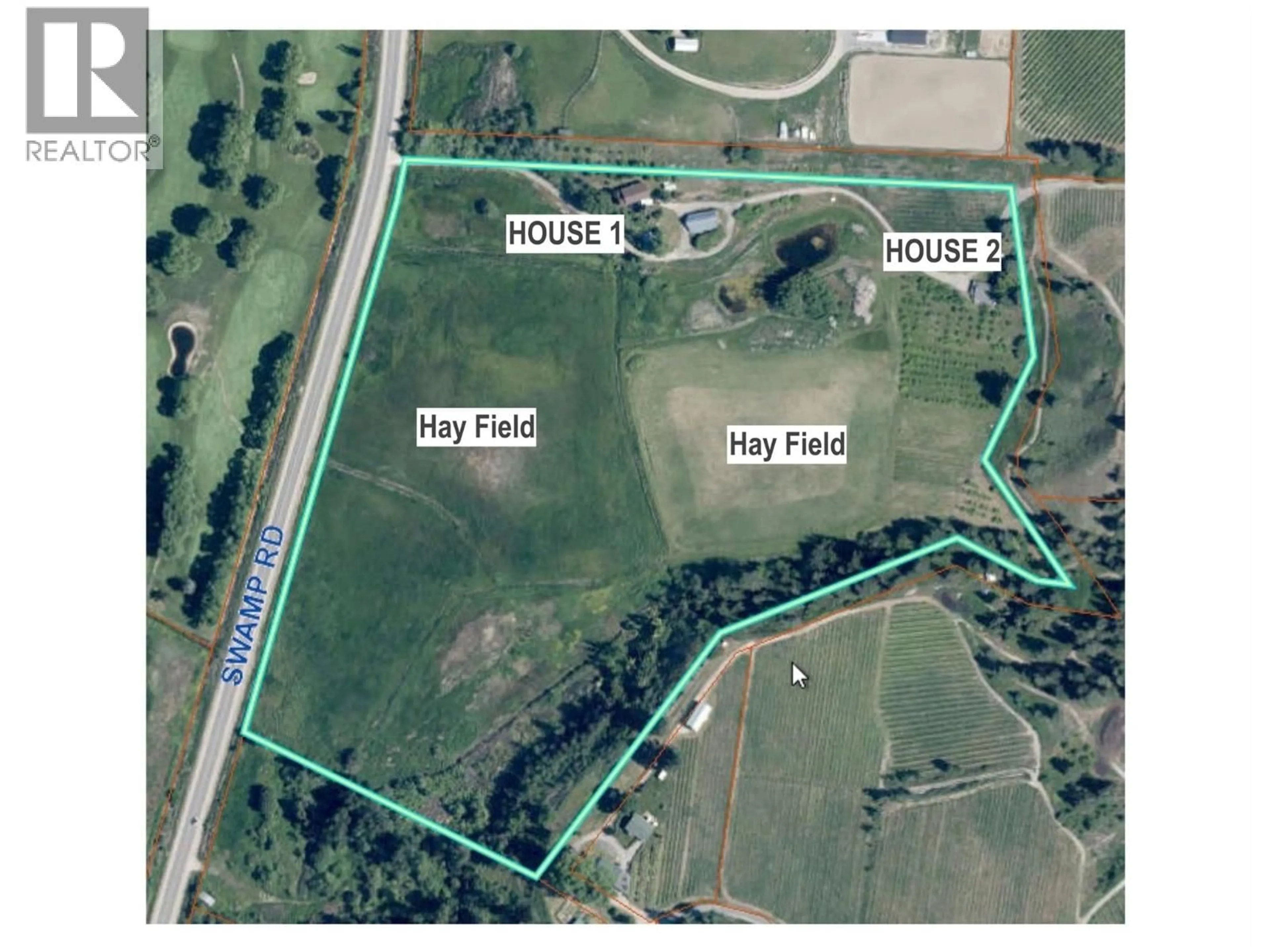 A pic from outside/outdoor area/front of a property/back of a property/a pic from drone, street for 3995 SWAMP ROAD, Kelowna British Columbia V1W4M9