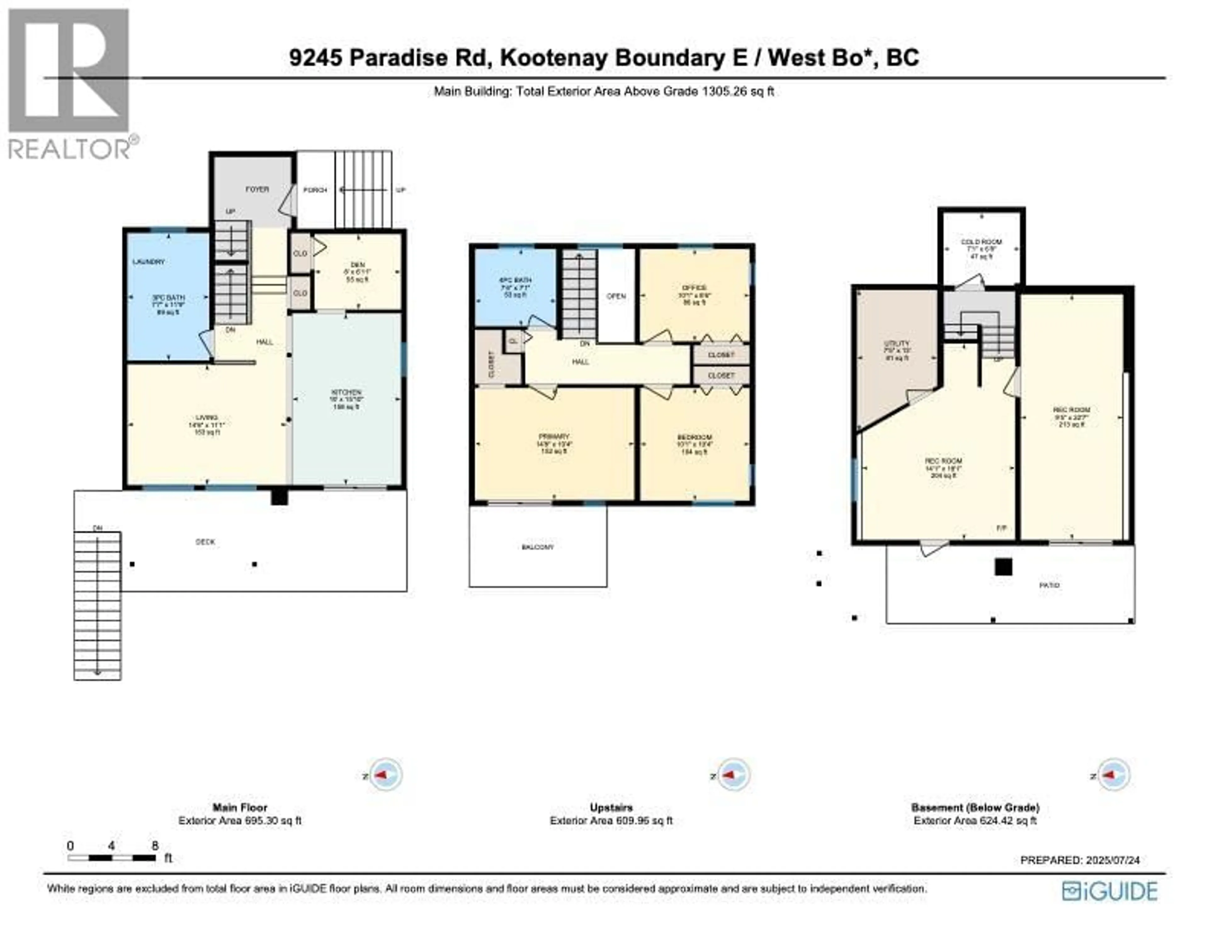 Floor plan for 9245 PARADISE ROAD, Kelowna British Columbia V1P1K4