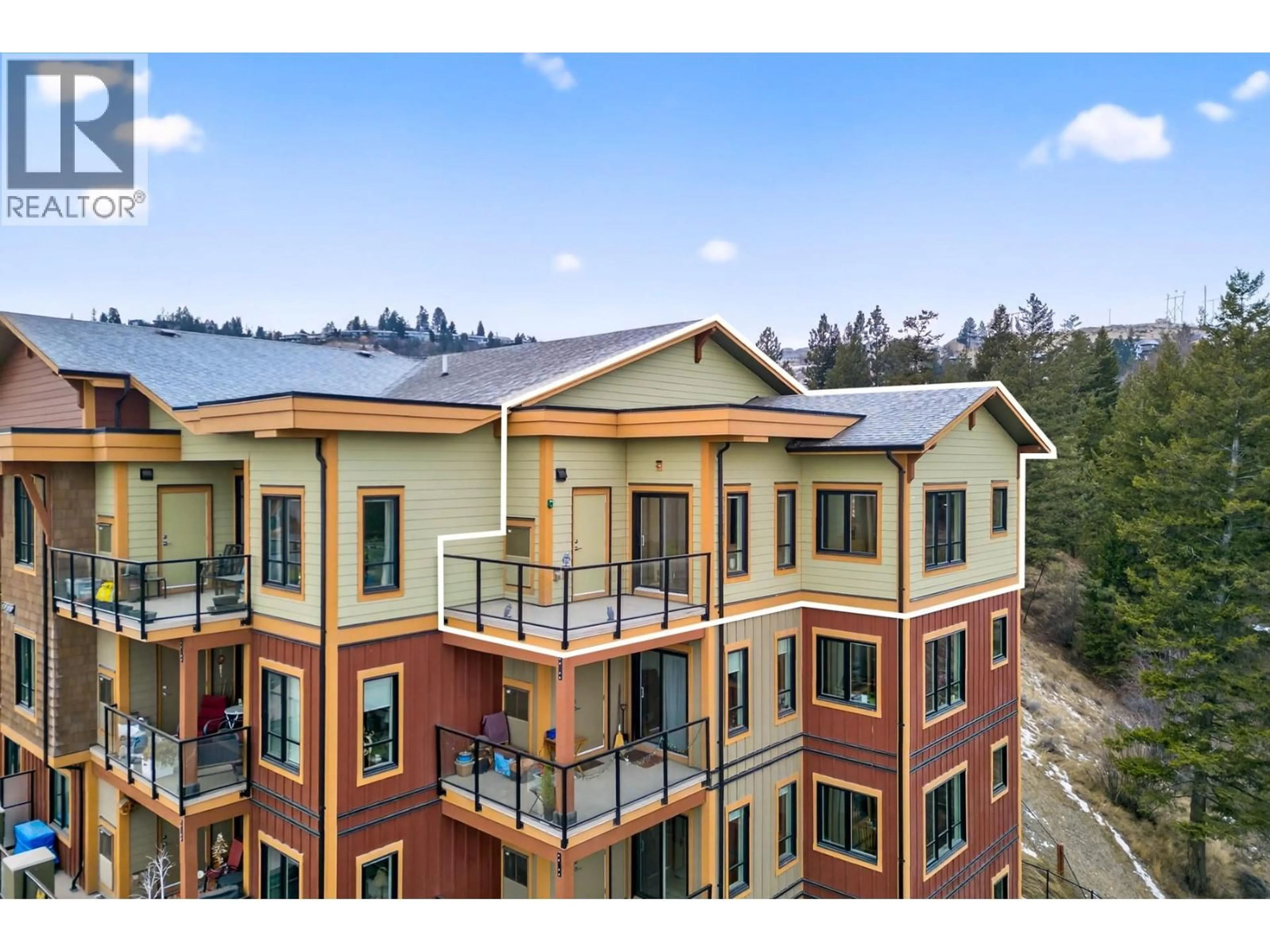 A pic from outside/outdoor area/front of a property/back of a property/a pic from drone, unknown for 3405 - 1405 SPRINGHILL DRIVE, Kamloops British Columbia V2C0B4