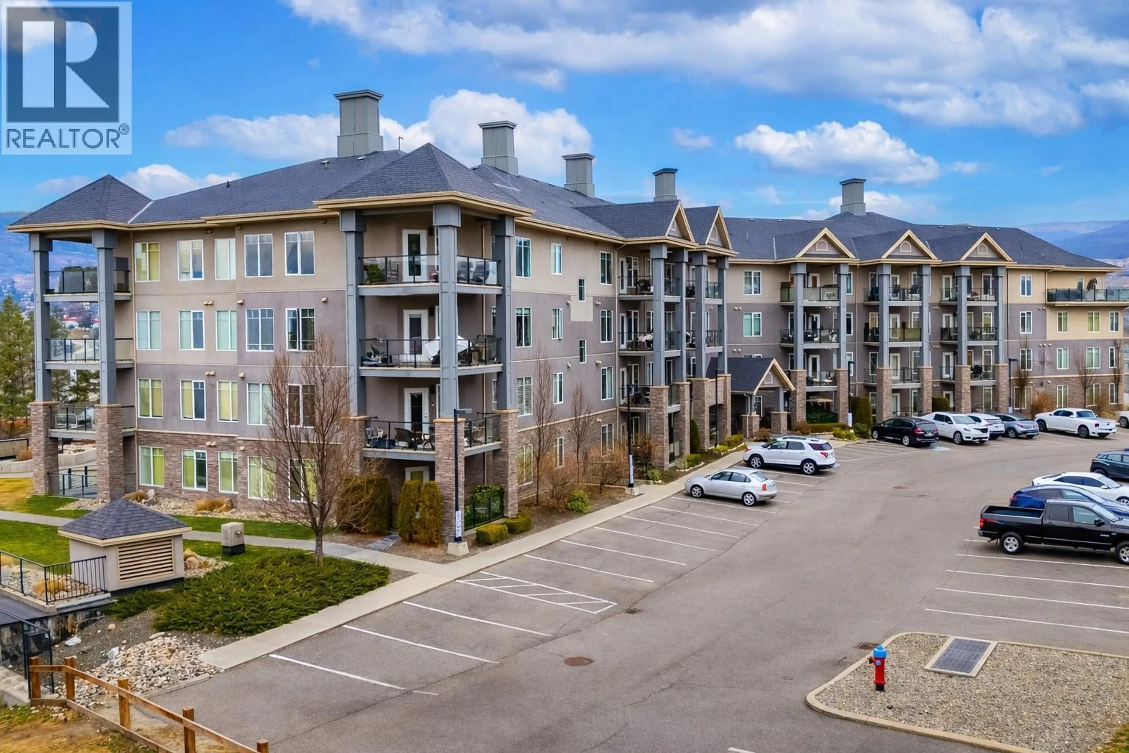 A pic from outside/outdoor area/front of a property/back of a property/a pic from drone, unknown for 404 - 3645 CARRINGTON ROAD, West Kelowna British Columbia V4T3G9