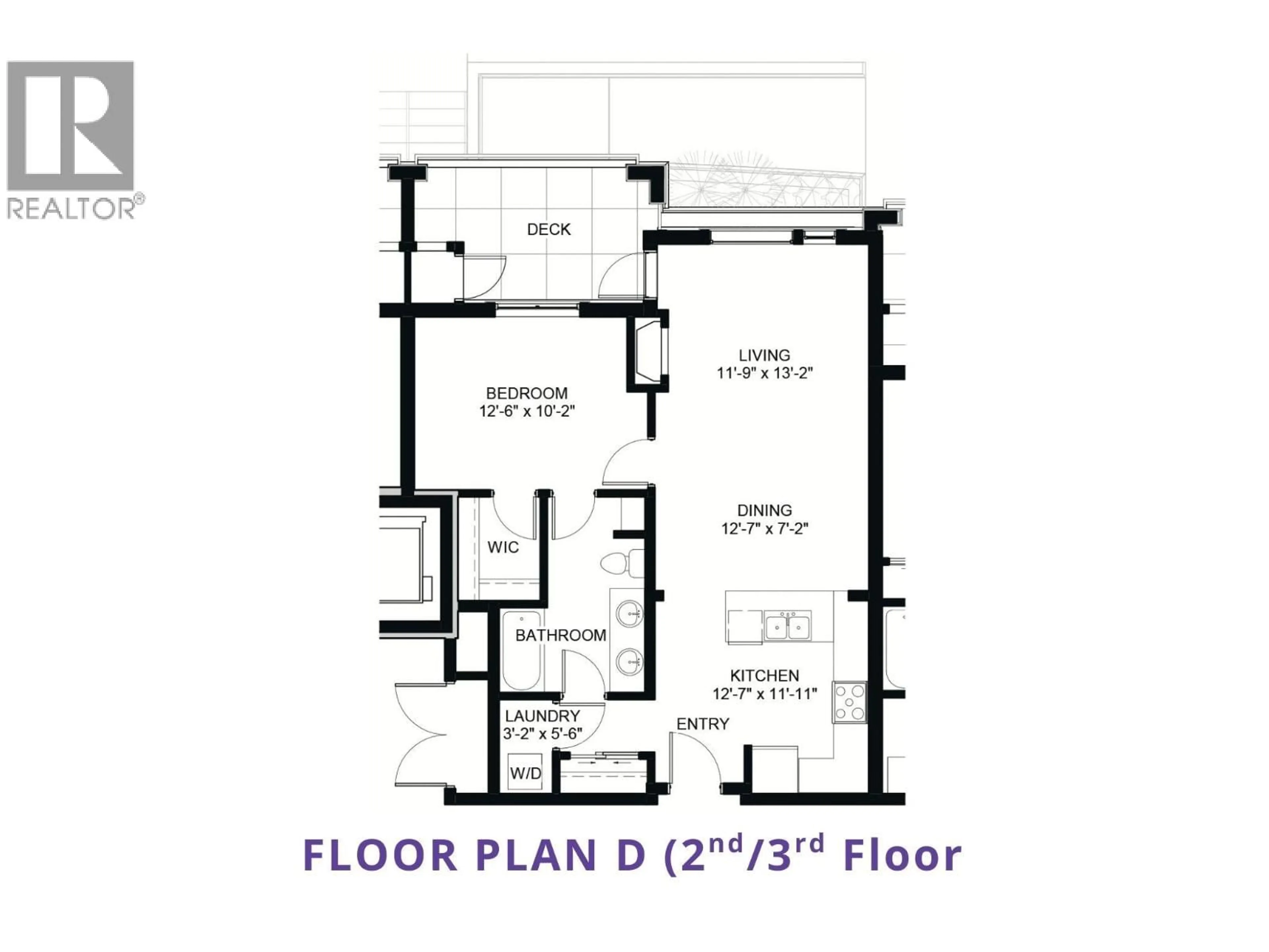 Floor plan for 201 - 2171 VAN HORNE DRIVE, Kamloops British Columbia V1S0E2