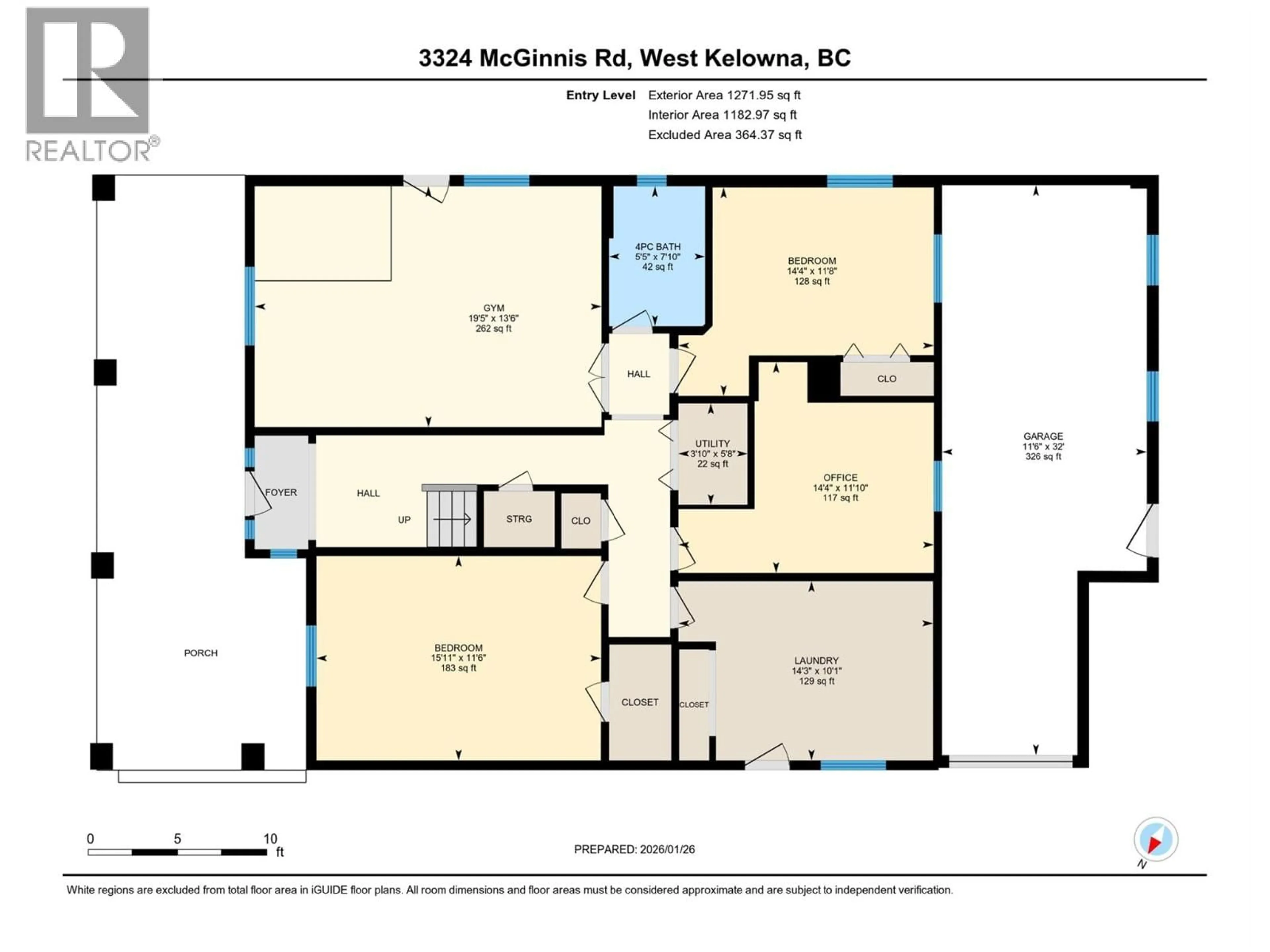Floor plan for 3324 MCGINNIS ROAD, West Kelowna British Columbia V4T1B5