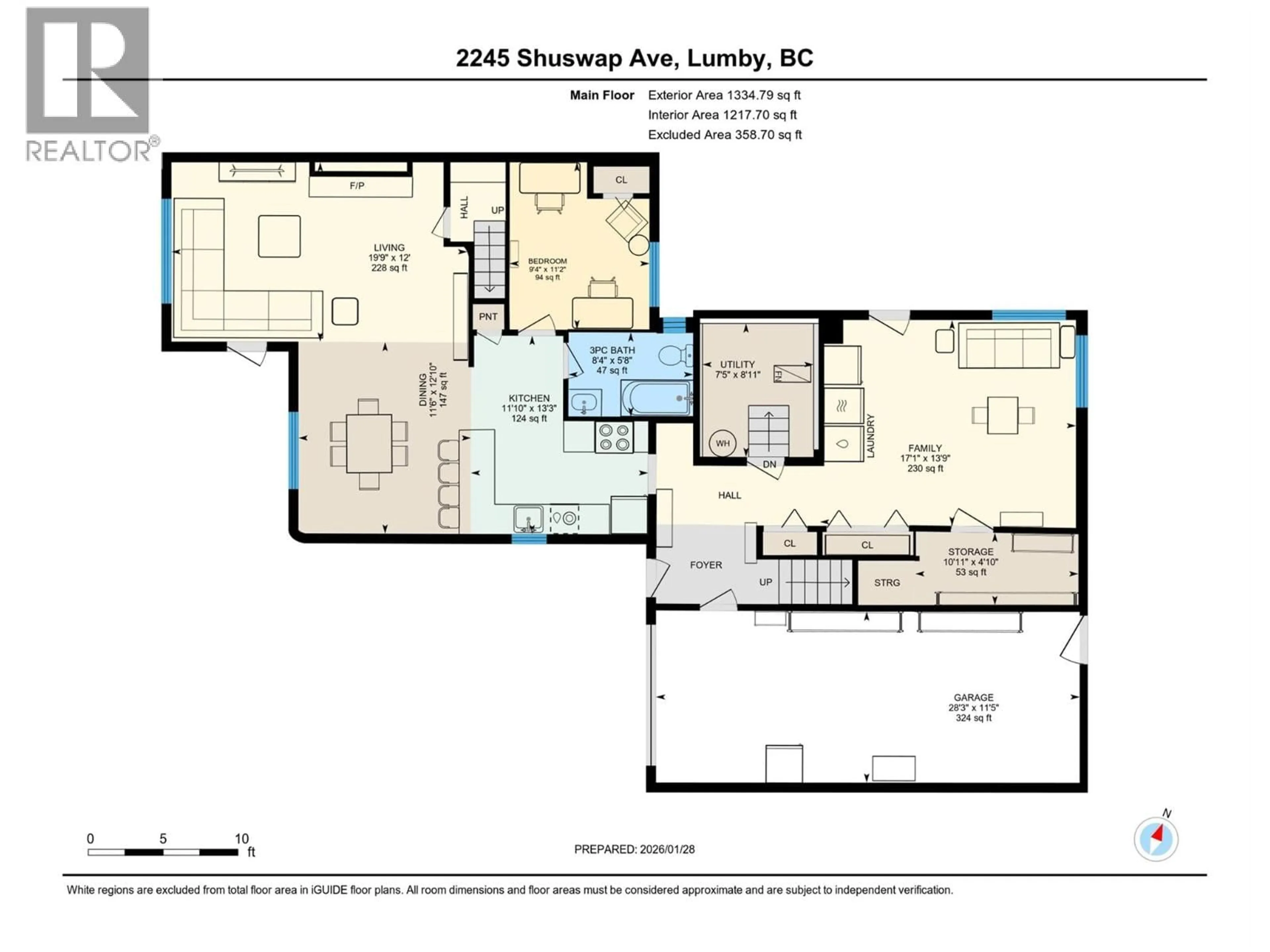 Floor plan for 2245 SHUSWAP AVENUE, Lumby British Columbia V0E2G0
