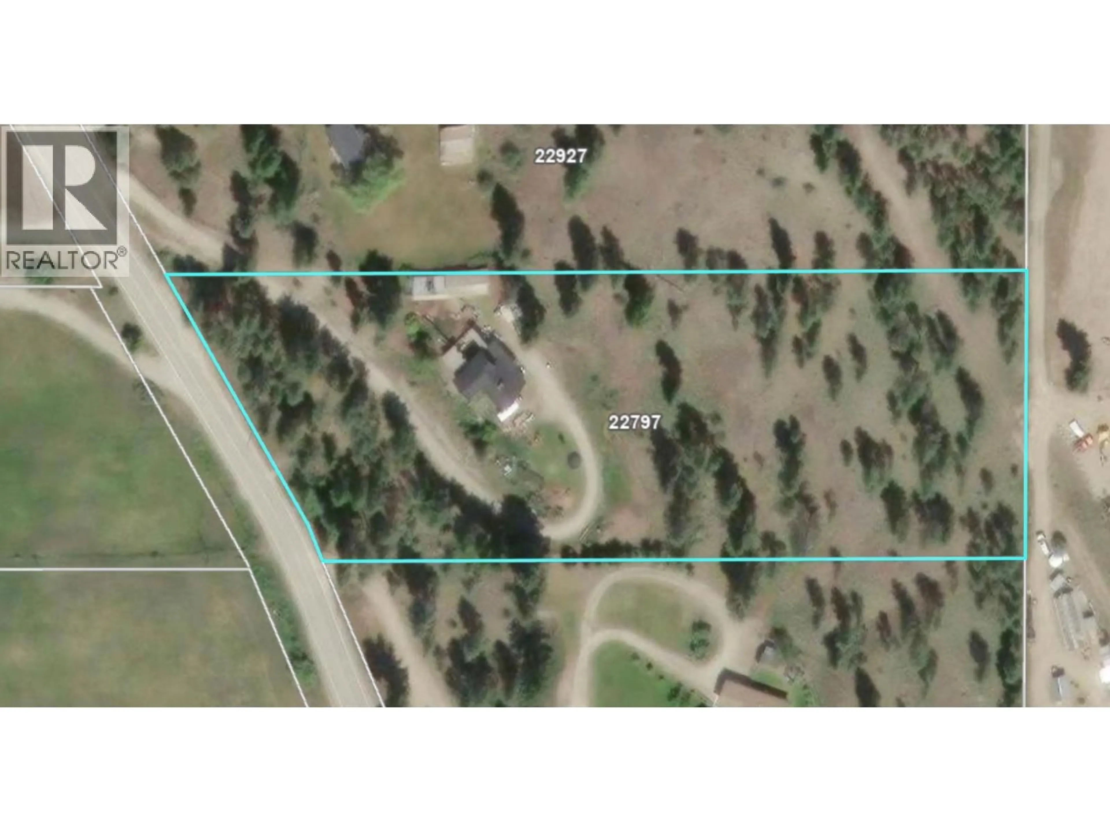 A pic from outside/outdoor area/front of a property/back of a property/a pic from drone, street for 22797 GARNET VALLEY ROAD, Summerland British Columbia V0H1Z3