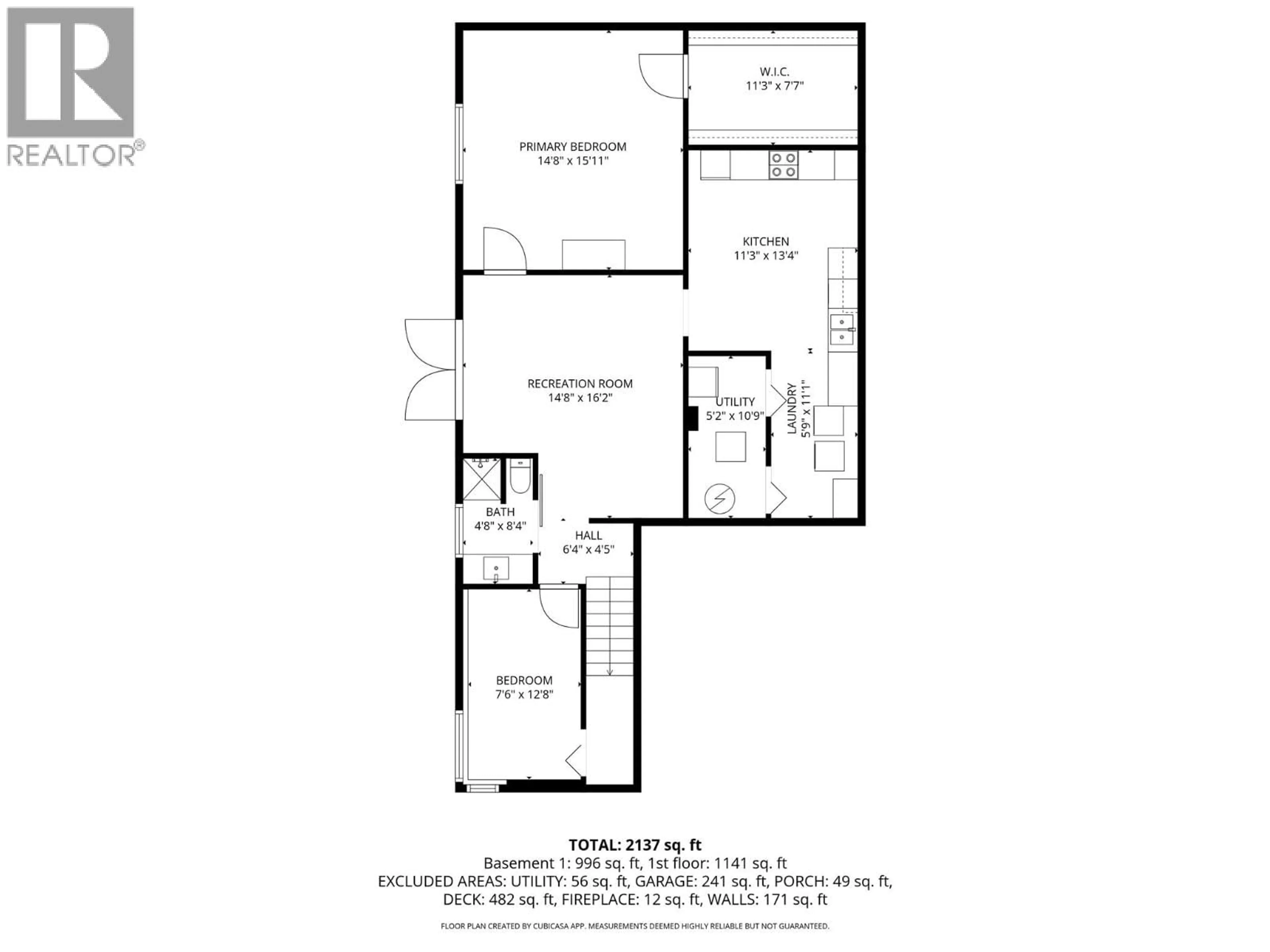 Floor plan for 6411 DALLAS DRIVE, Kamloops British Columbia V2C4X6