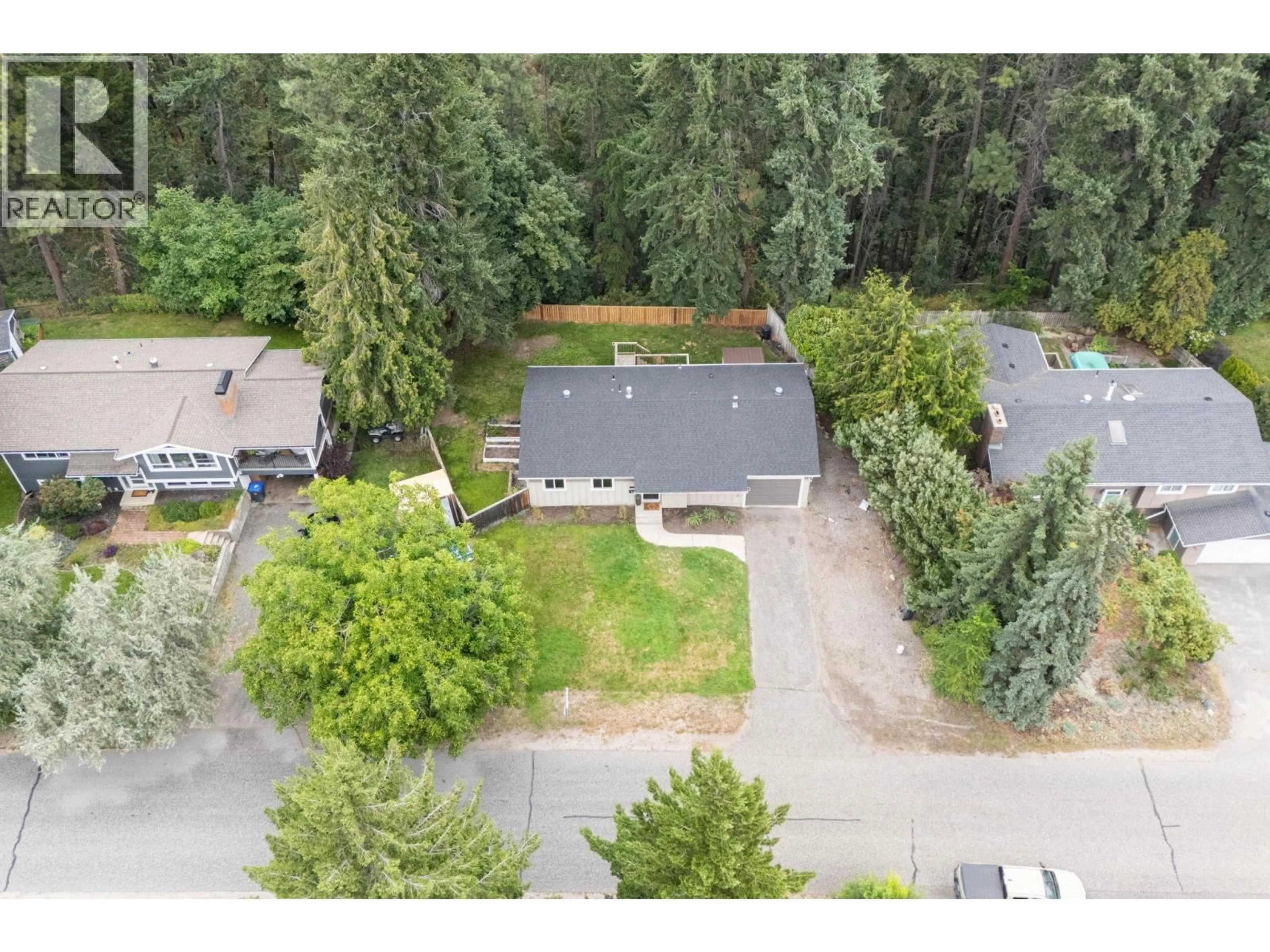 A pic from outside/outdoor area/front of a property/back of a property/a pic from drone, unknown for 1100 SUSSEX ROAD, West Kelowna British Columbia V1Z1B5