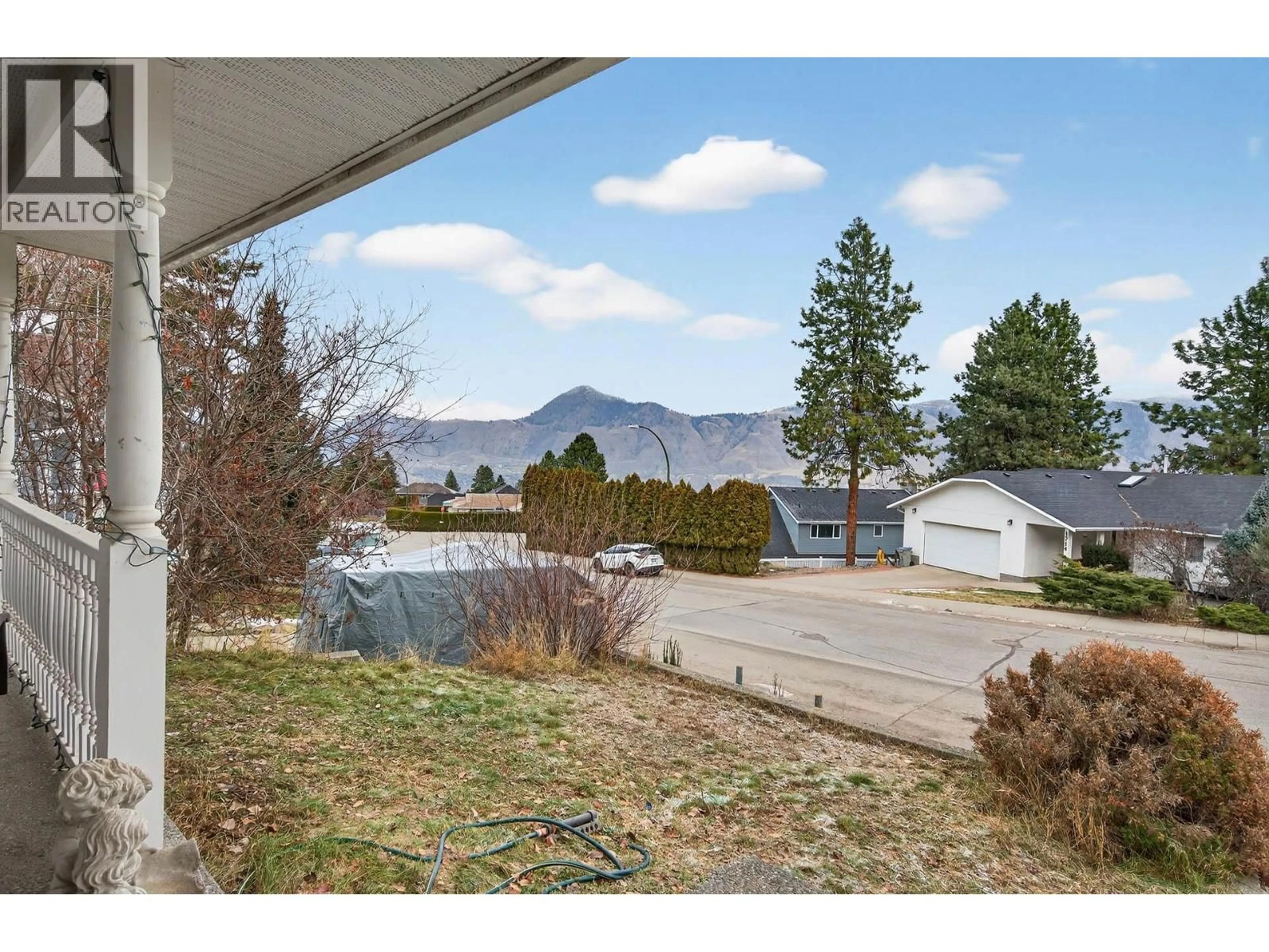 A pic from outside/outdoor area/front of a property/back of a property/a pic from drone, mountain view for 1725 COLDWATER DRIVE, Kamloops British Columbia V2E2R3