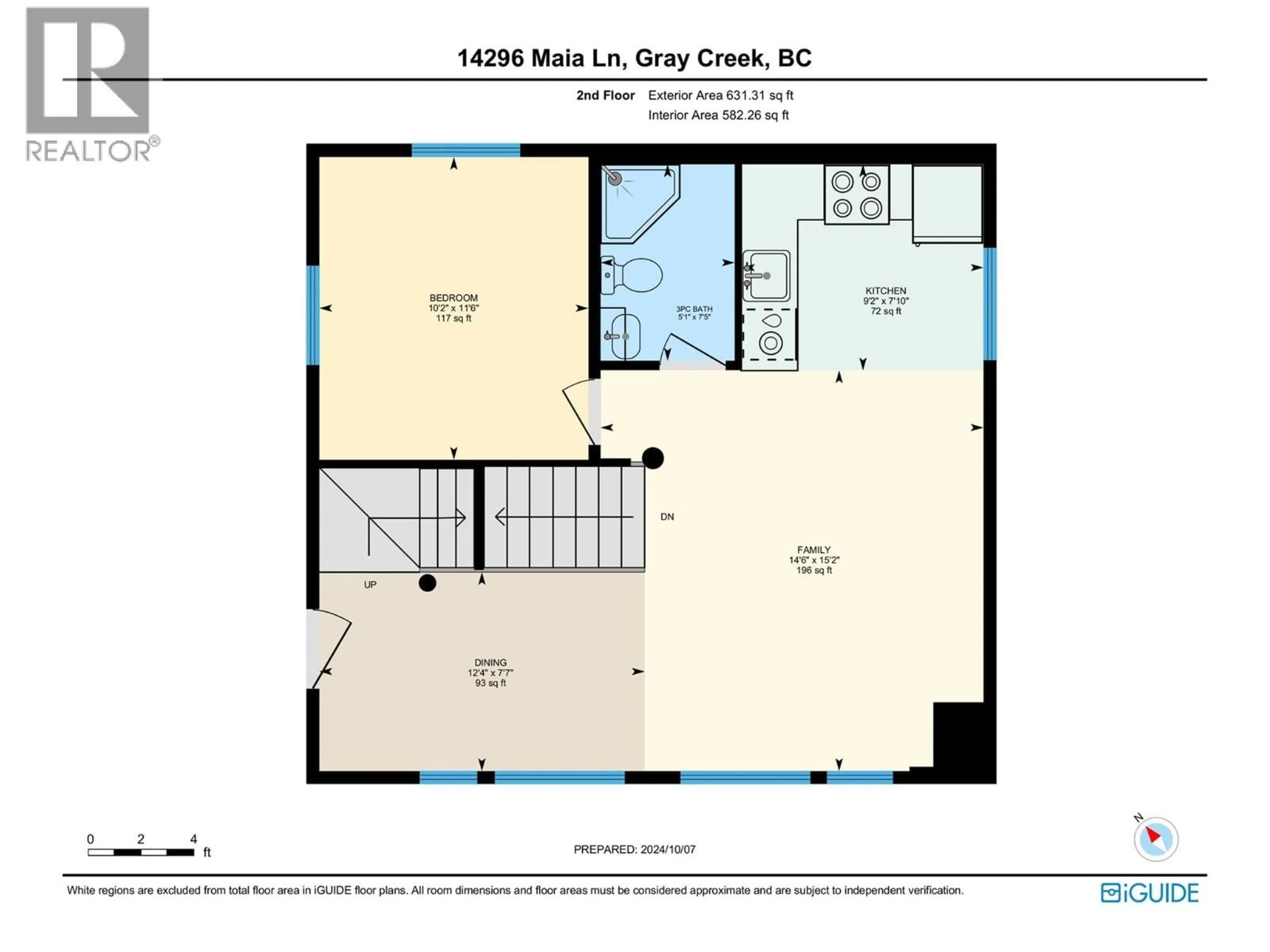 Floor plan for 14296 MAIA LANE, Gray Creek British Columbia V0B1S0