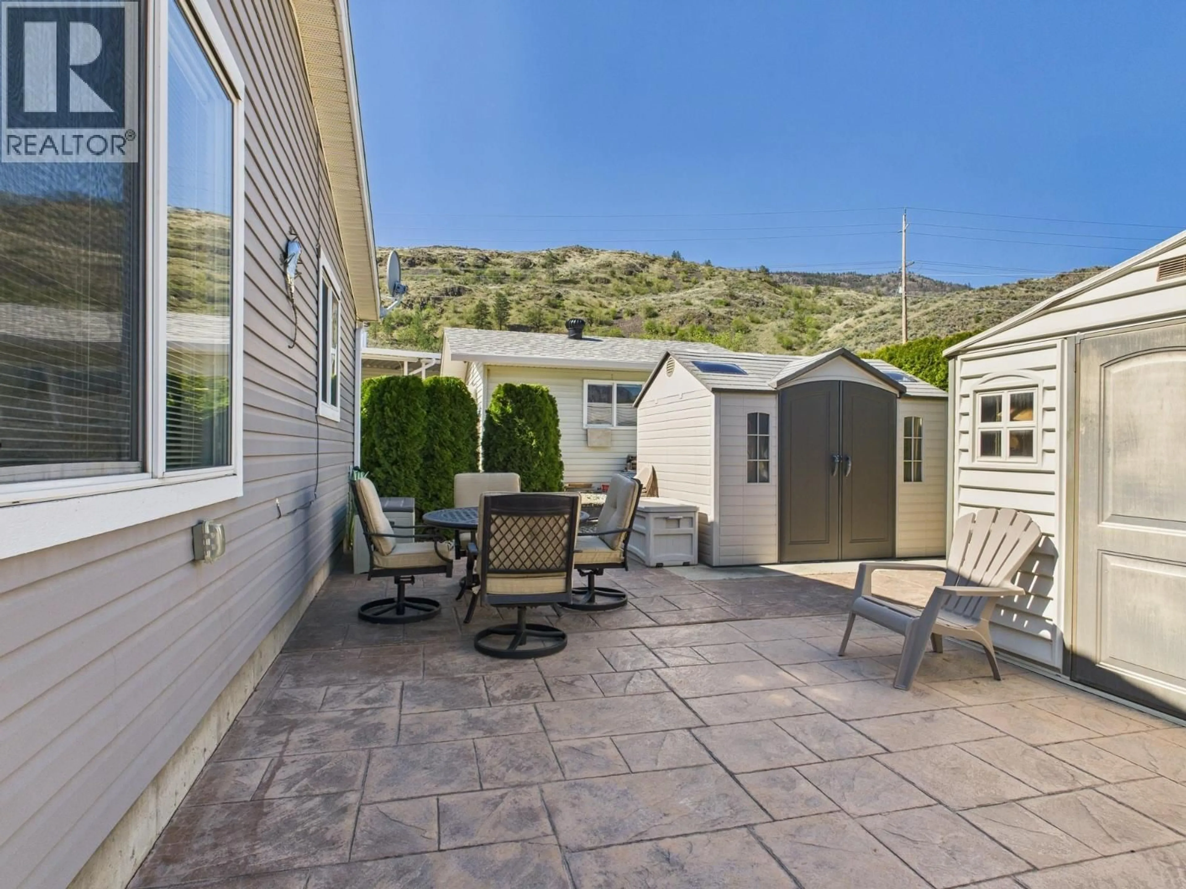 Patio, mountain view for 11 - 9410 115TH STREET, Osoyoos British Columbia V0H1V5