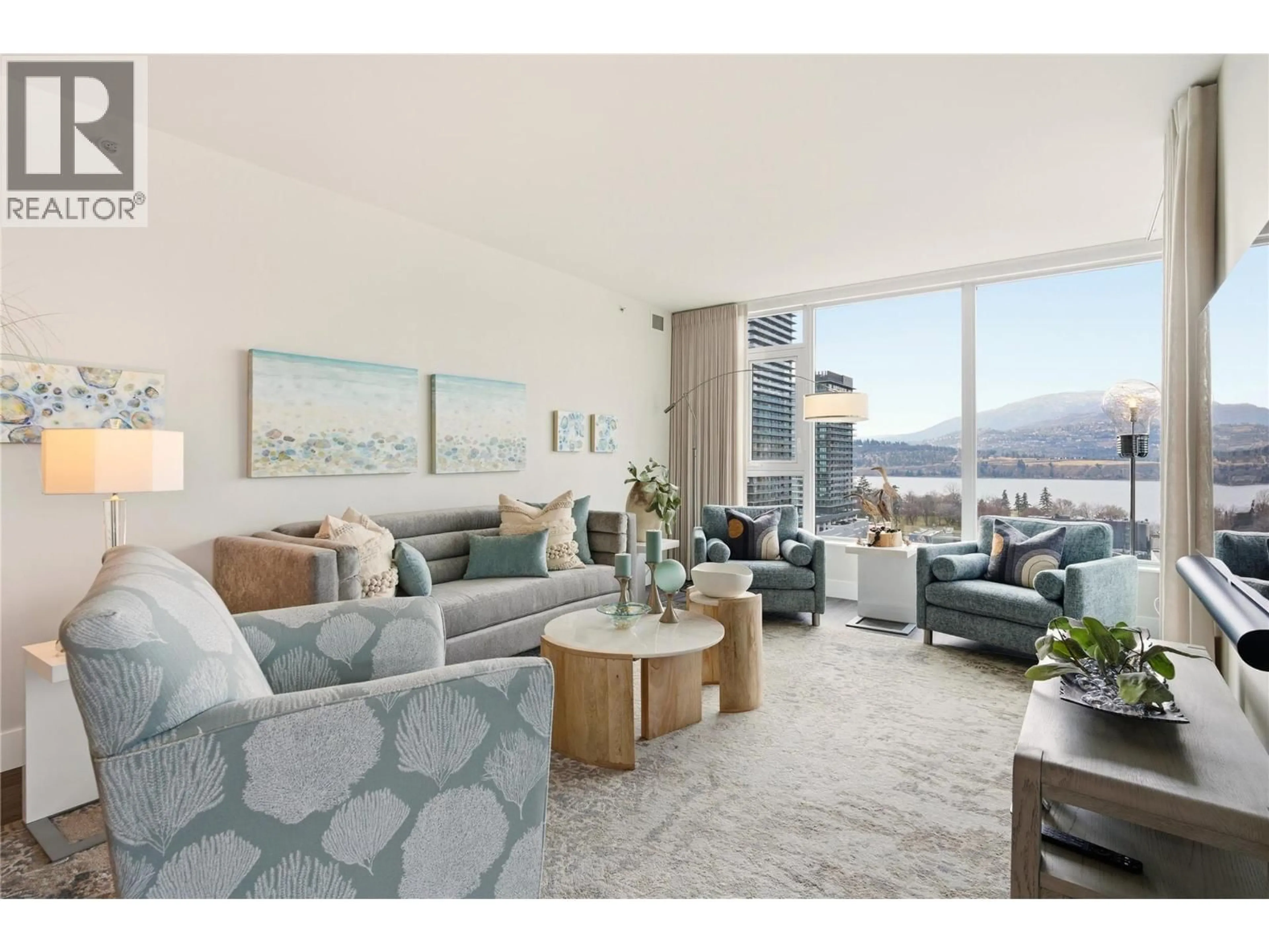 Living room with furniture, unknown for 1609 - 1588 ELLIS STREET, Kelowna British Columbia V1Y0H1