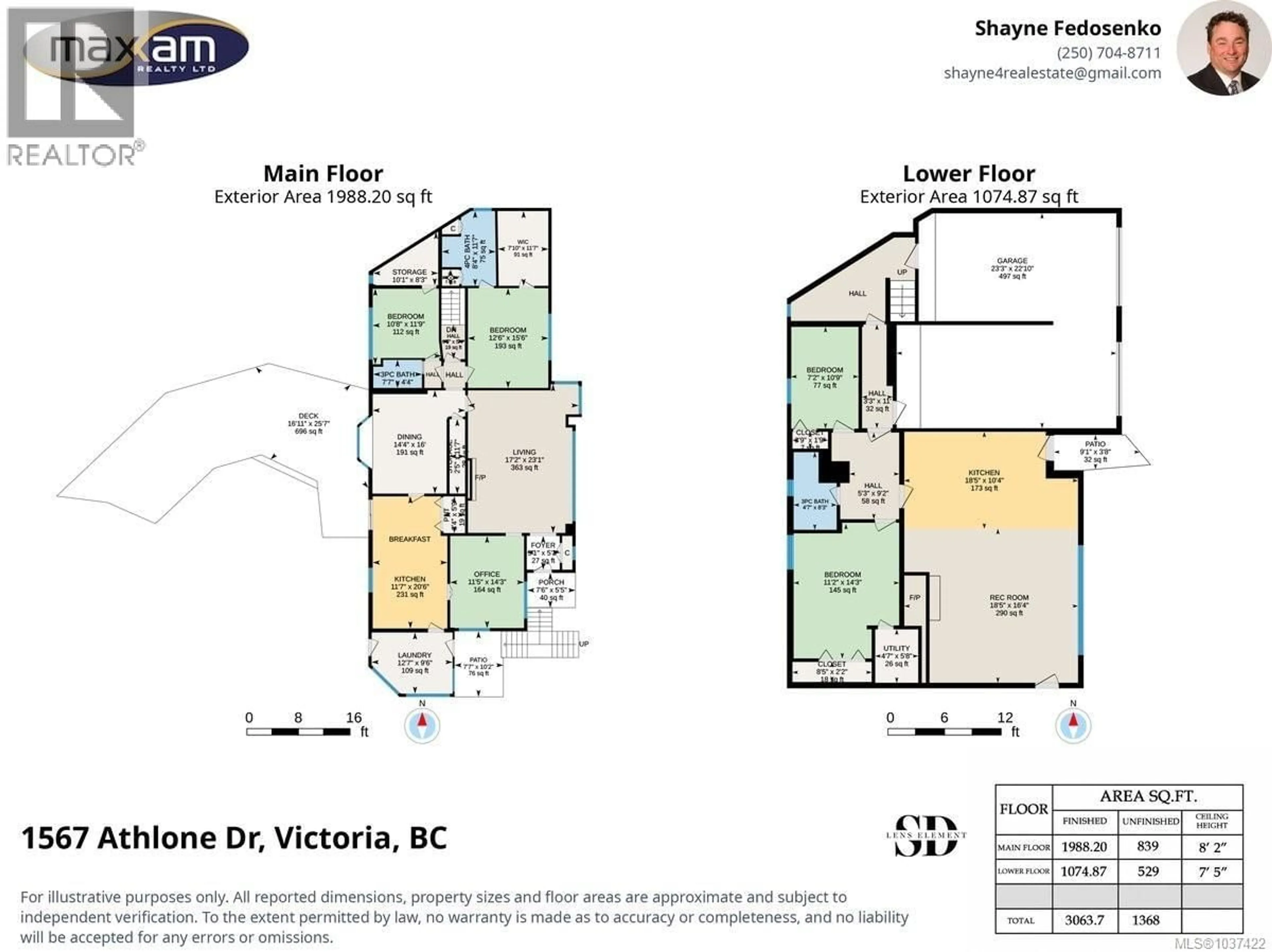 Floor plan for 1567 ATHLONE DRIVE, Saanich British Columbia V8P2T2