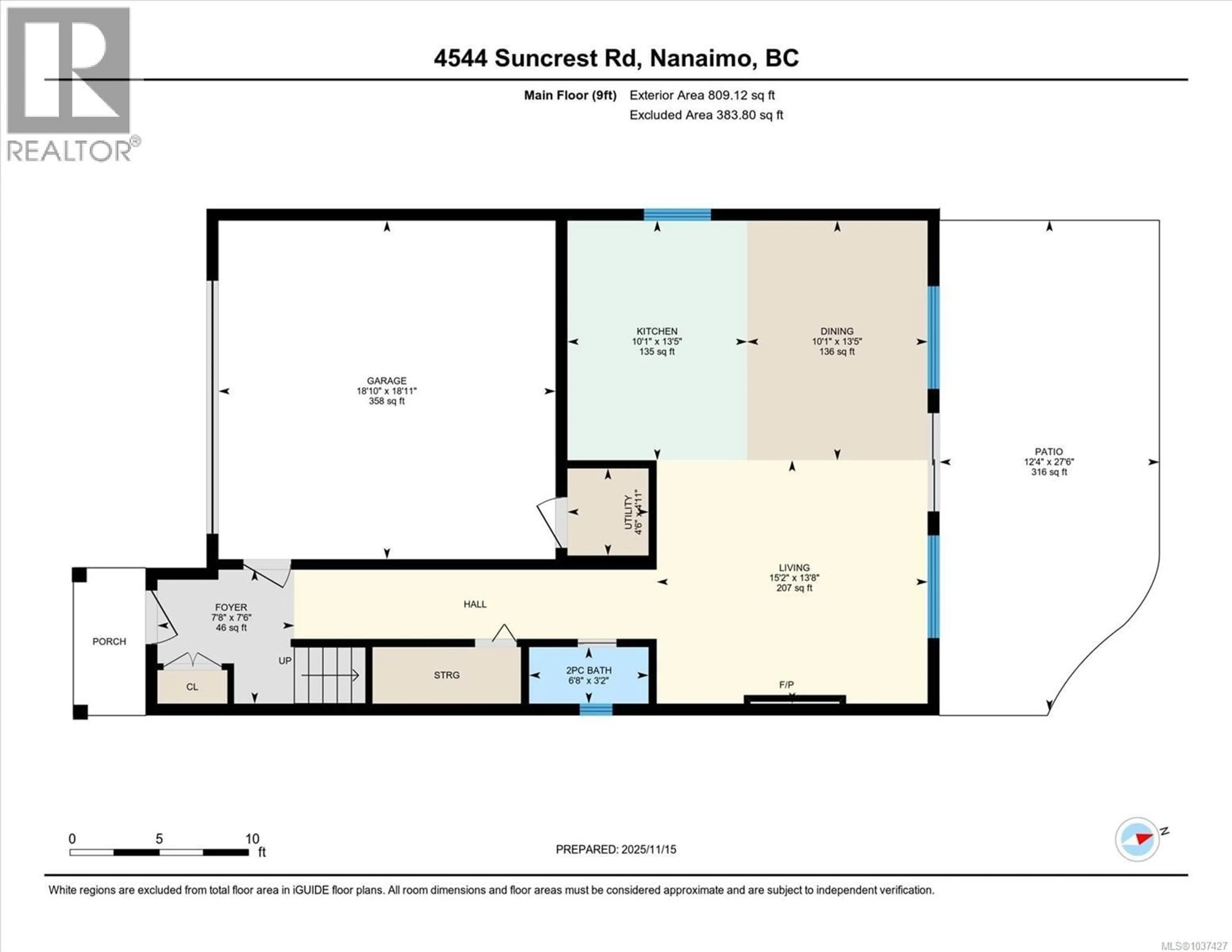 Floor plan for 4544 SUNCREST ROAD, Nanaimo British Columbia V9T0M6