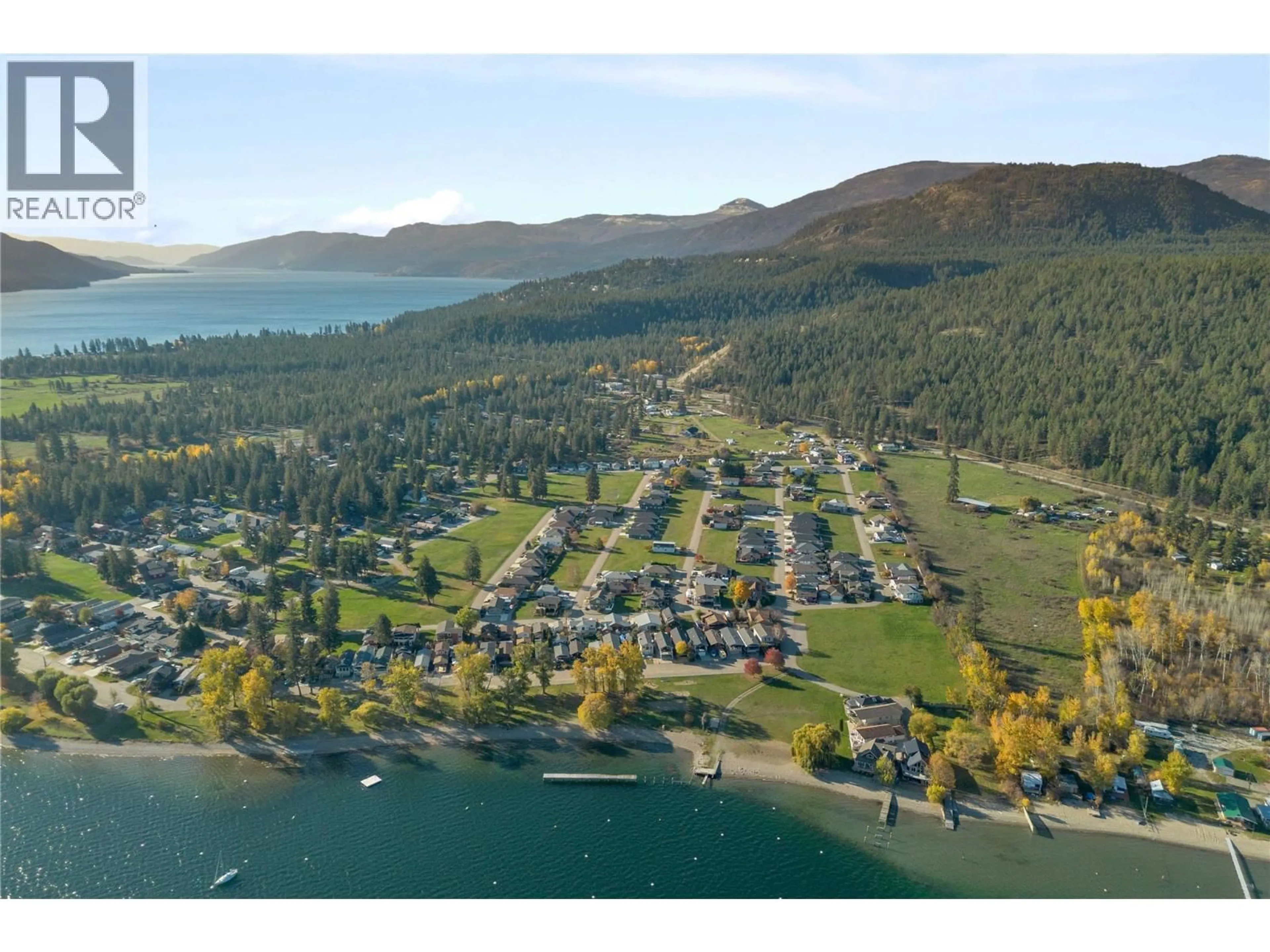 A pic from outside/outdoor area/front of a property/back of a property/a pic from drone, water/lake/river/ocean view for 206 FALCON AVENUE, Vernon British Columbia V1H2A1