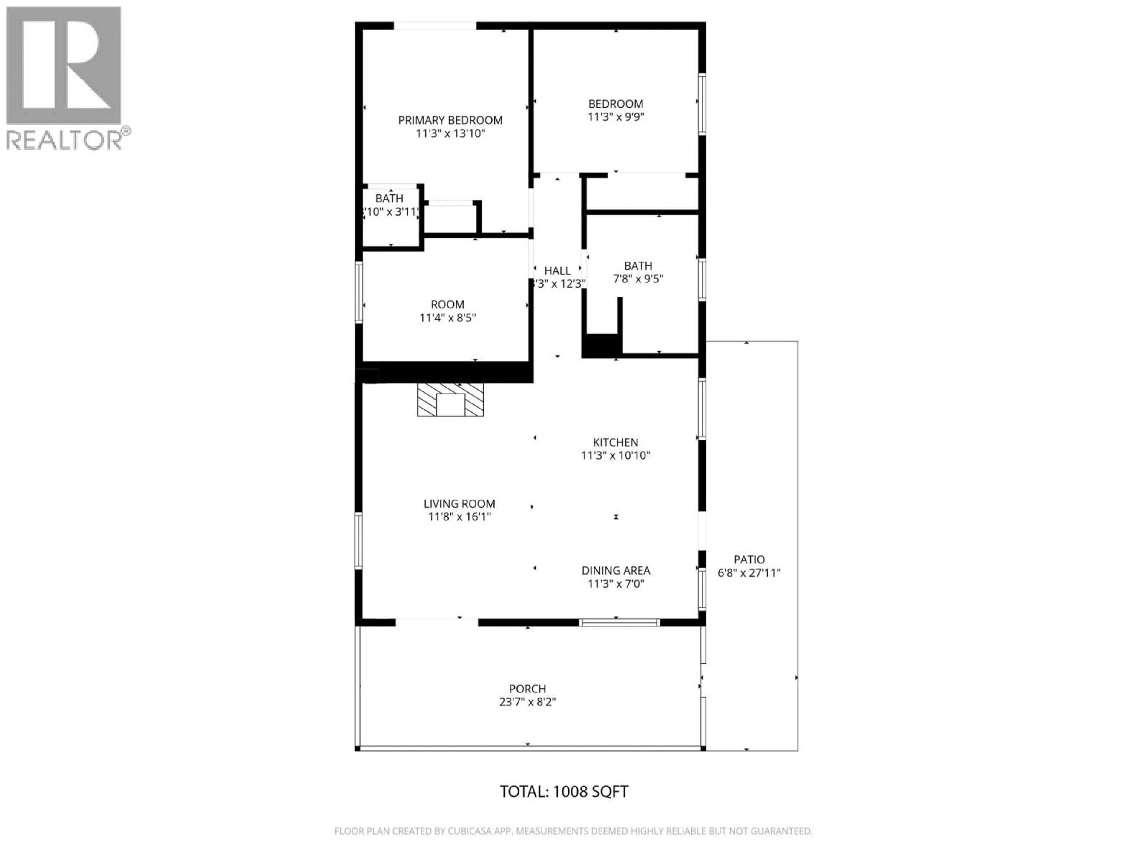 Floor plan for 206 FALCON AVENUE, Vernon British Columbia V1H2A1