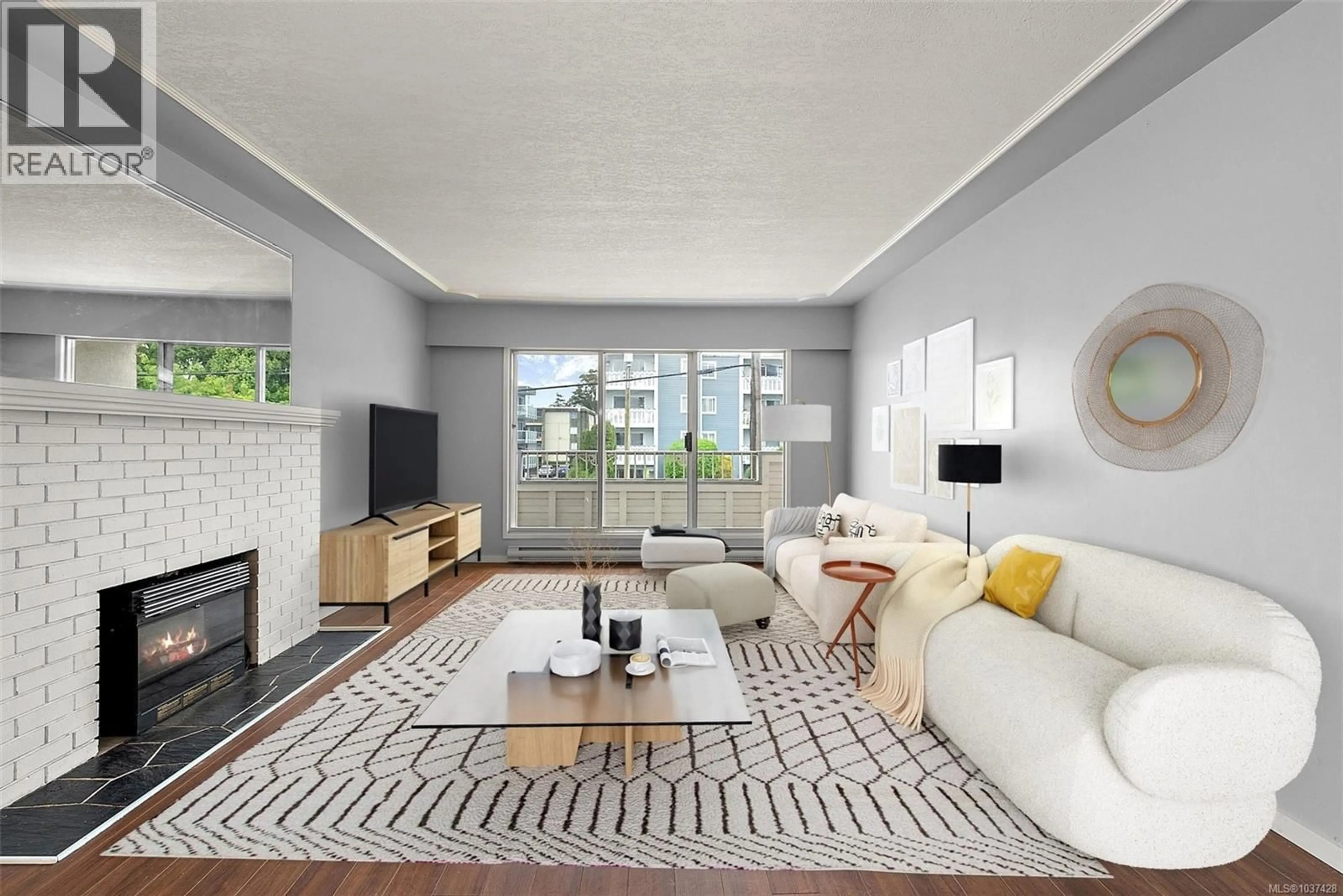 Living room with furniture, unknown for 203 - 545 RITHET STREET, Victoria British Columbia V8V1E4