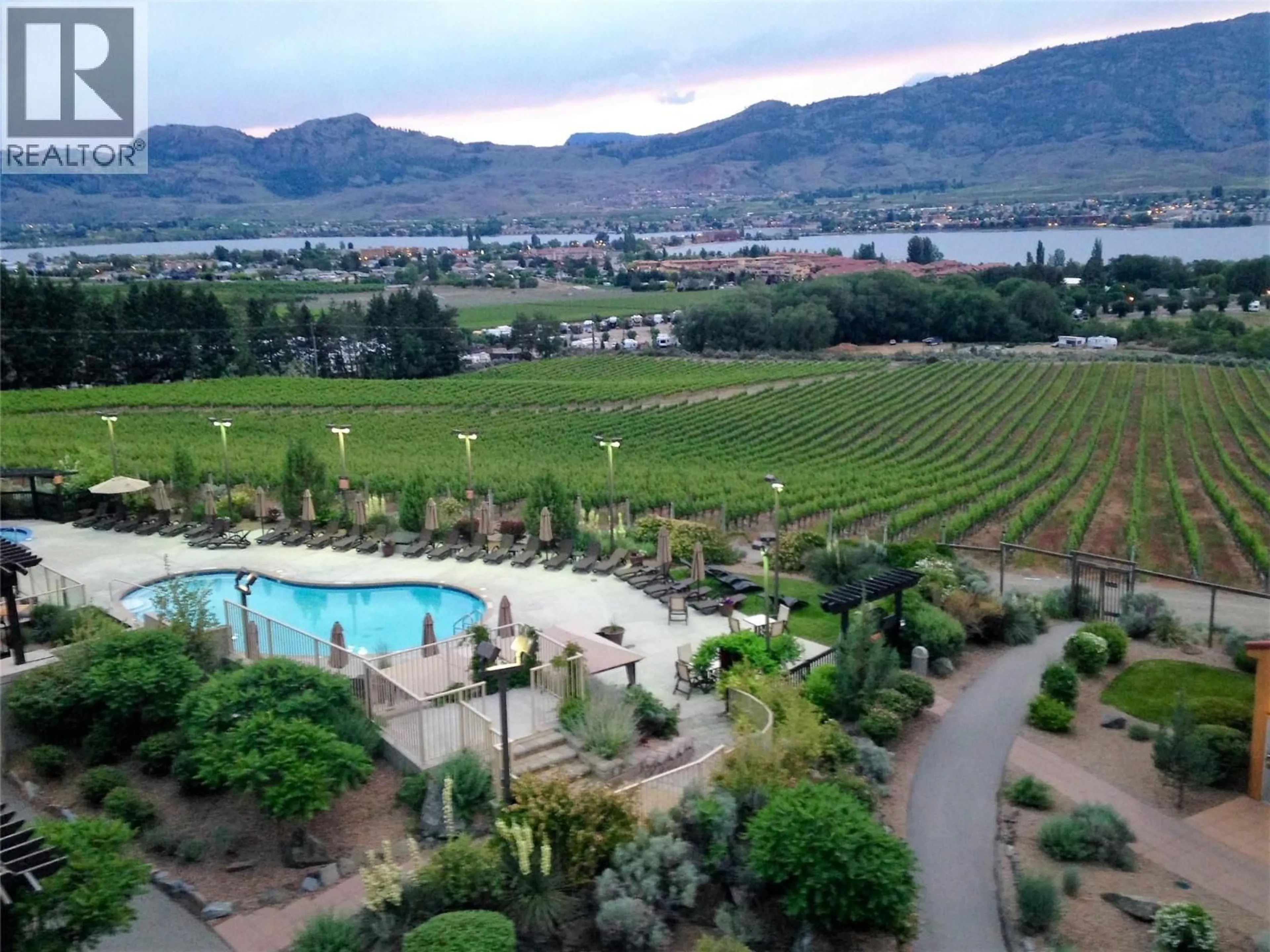 A pic from outside/outdoor area/front of a property/back of a property/a pic from drone, mountain view for 18A - 1200 RANCHER CREEK ROAD, Osoyoos British Columbia V0H1V6