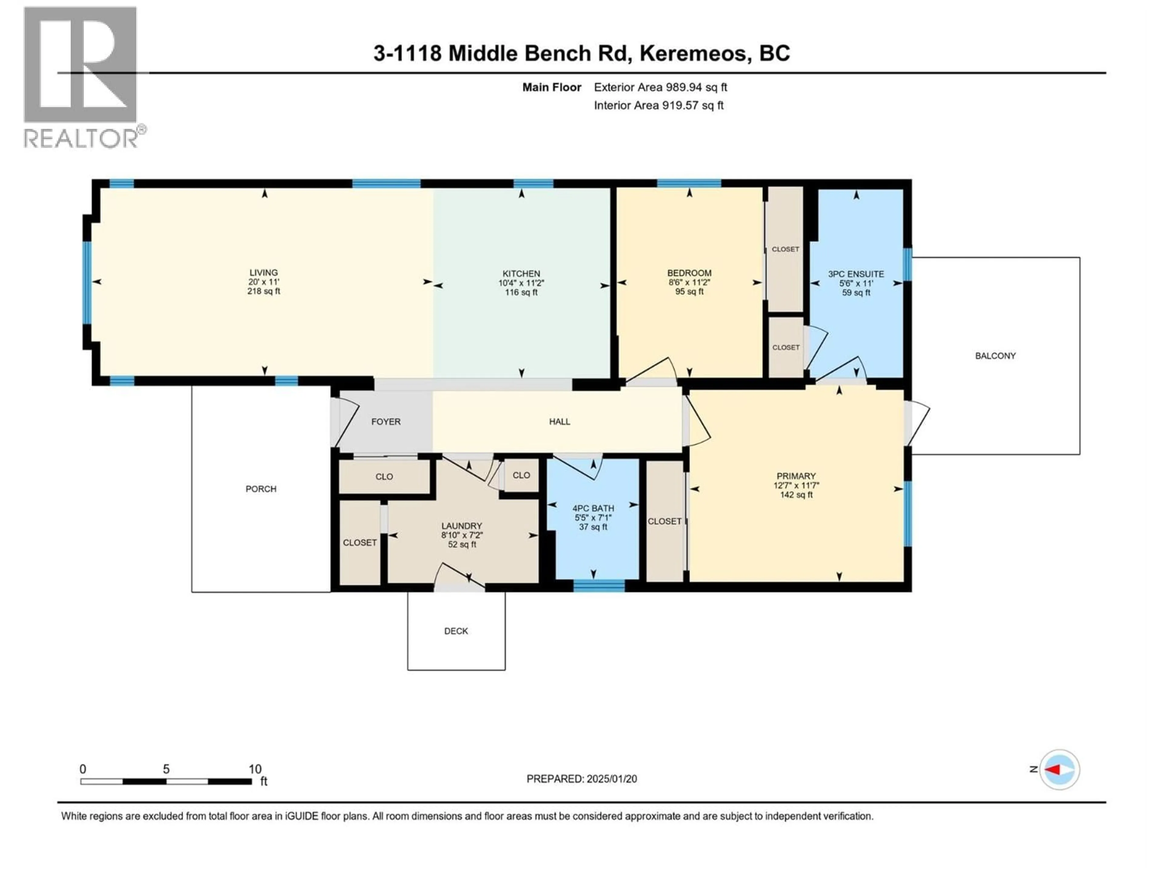 Floor plan for 3 - 1118 MIDDLE BENCH ROAD, Keremeos British Columbia V0X1N2