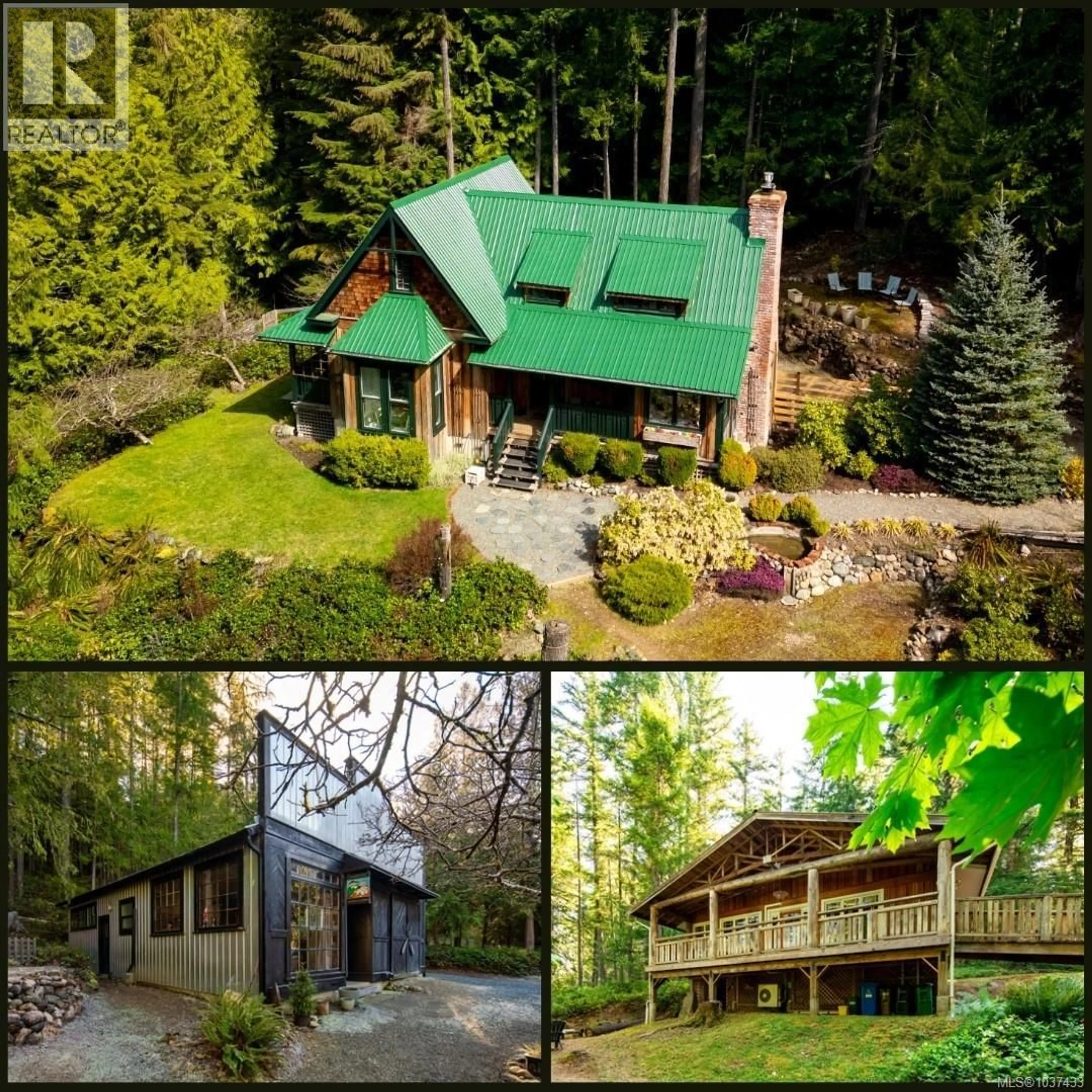 A pic from outside/outdoor area/front of a property/back of a property/a pic from drone, unknown for 3003 GLEN EAGLES ROAD, Shawnigan Lake British Columbia V8H2E4