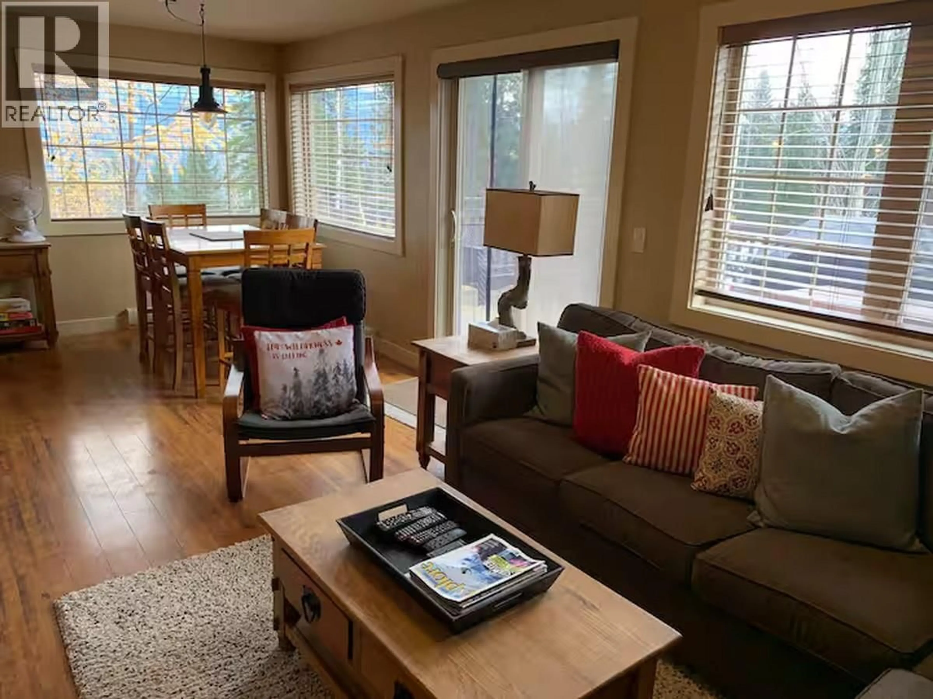 Living room with furniture, wood/laminate floor for 13 - 1322 KAUFMANN VIEW, Golden British Columbia V0H1H2
