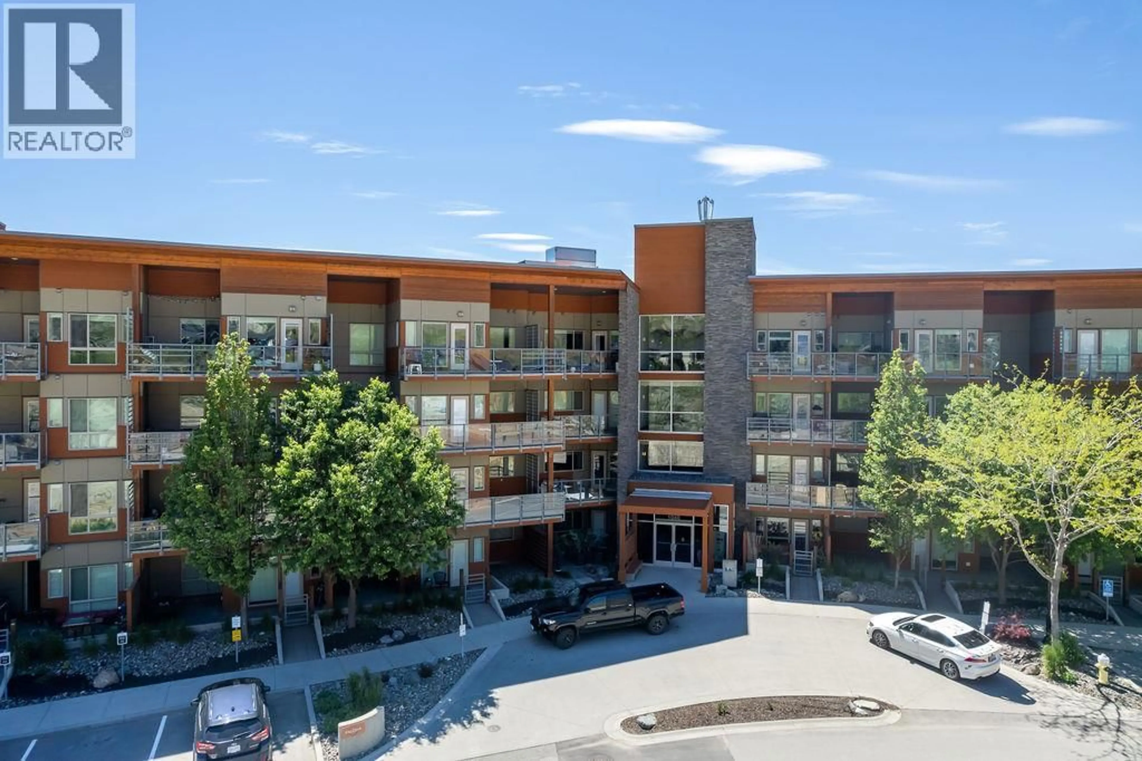 A pic from outside/outdoor area/front of a property/back of a property/a pic from drone, building for 2307 - 1030 TALASA WAY, Kamloops British Columbia V2H1R1