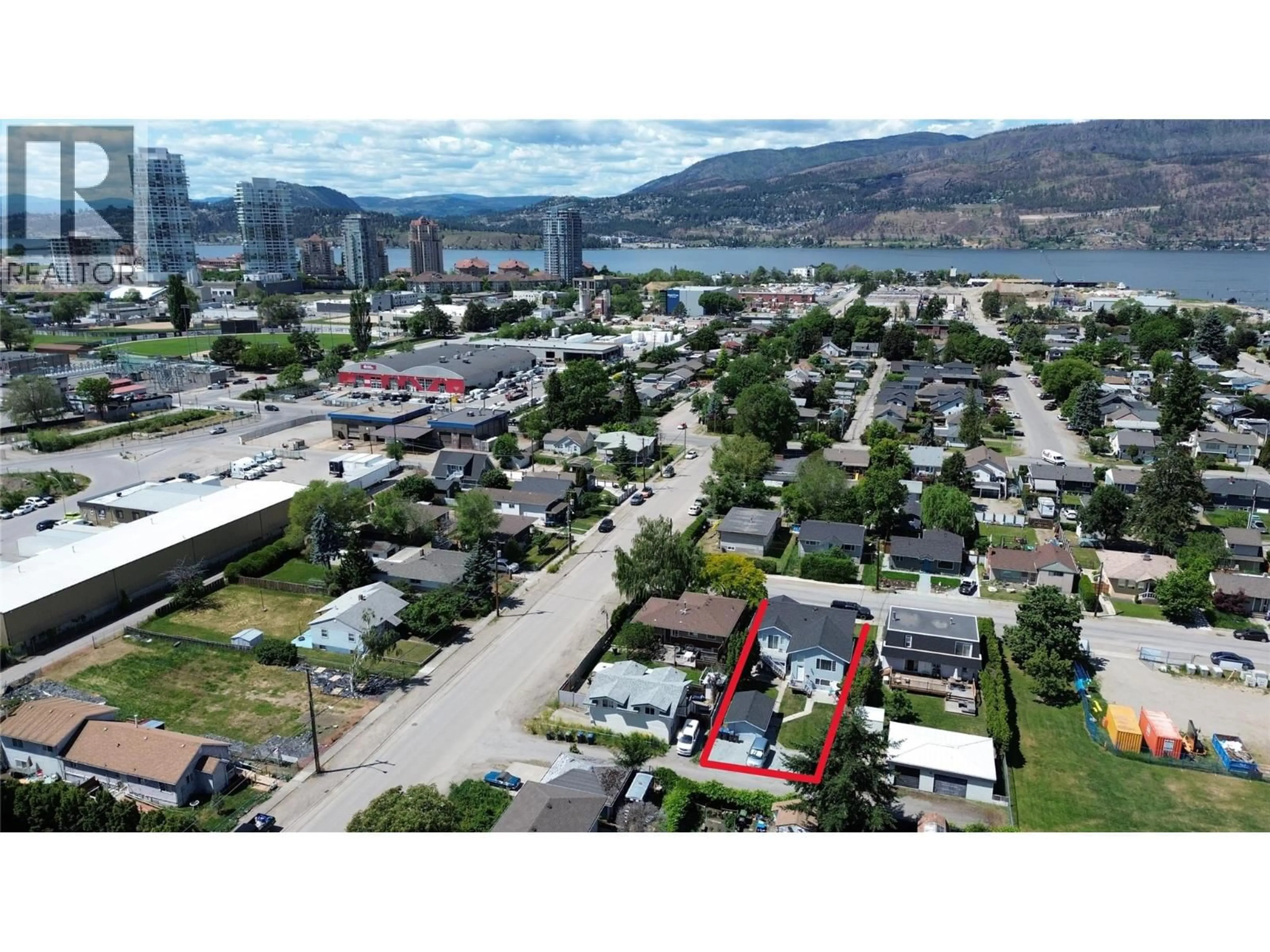 A pic from outside/outdoor area/front of a property/back of a property/a pic from drone, unknown for 885 WALROD STREET, Kelowna British Columbia V1Y2S4