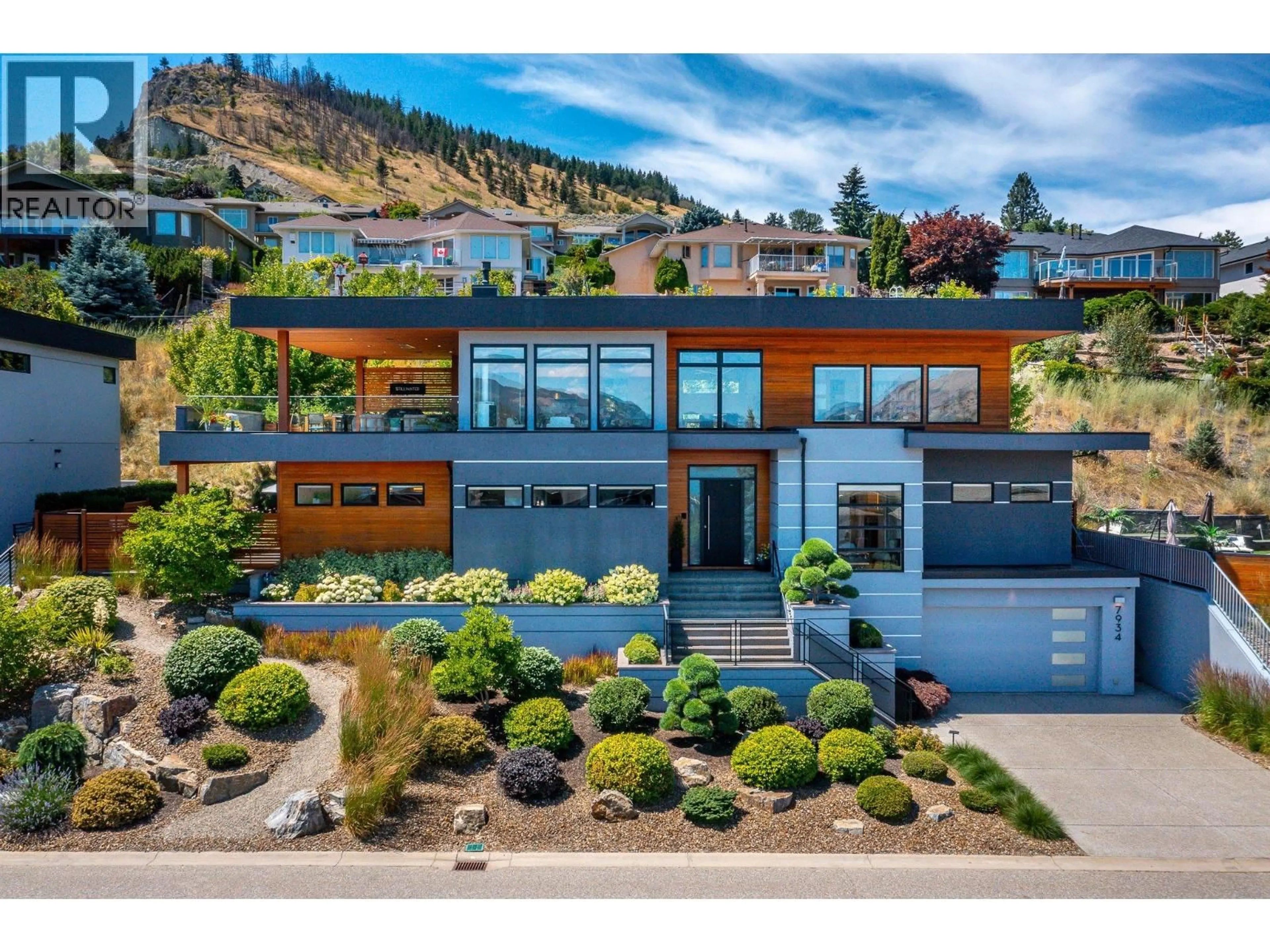 Home with vinyl exterior material, mountain view for 7934 GRAYSTONE DRIVE, Coldstream British Columbia V1B4A9