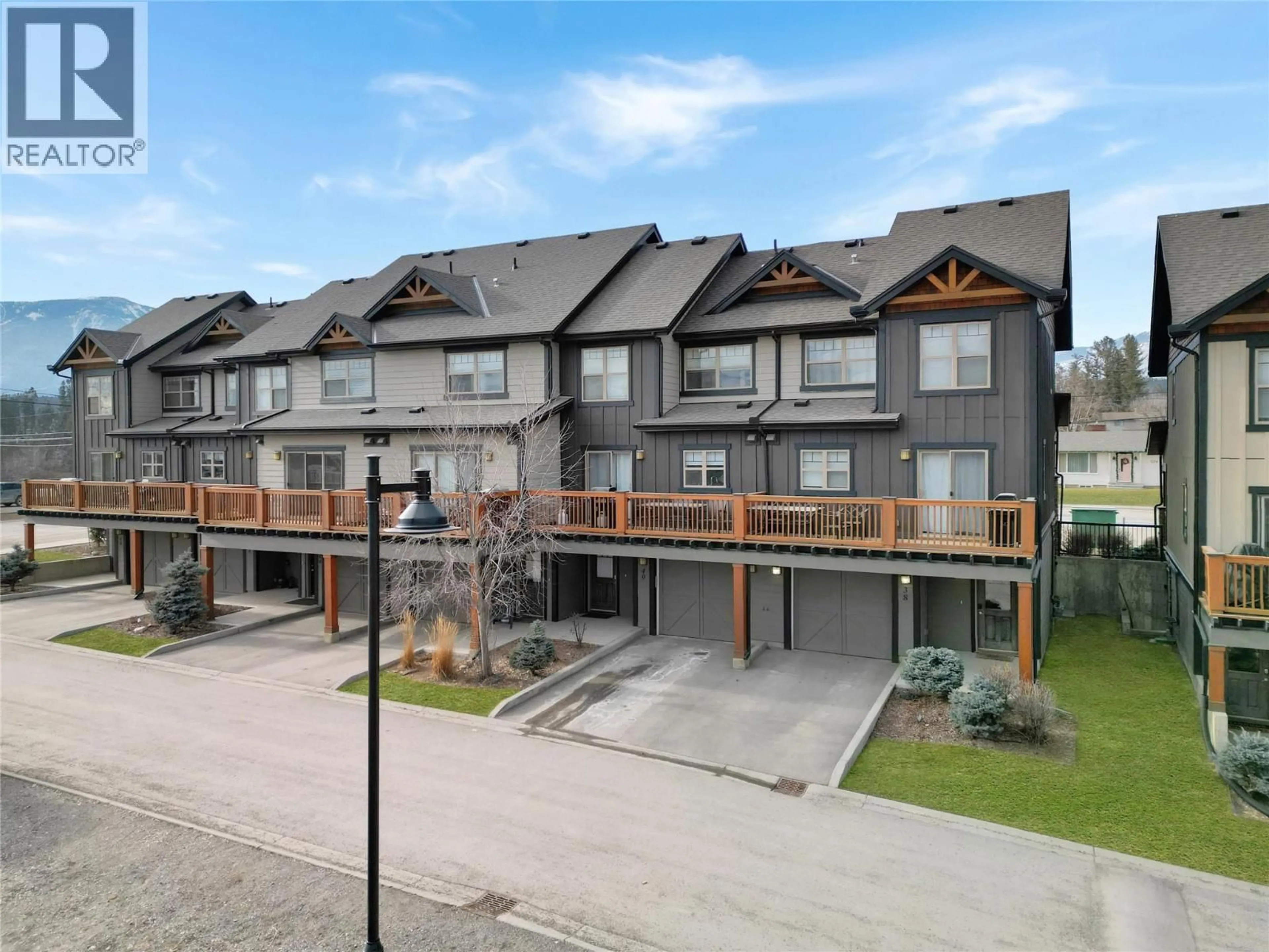 A pic from outside/outdoor area/front of a property/back of a property/a pic from drone, unknown for 44 - 1000 12TH STREET, Invermere British Columbia V0A1K0