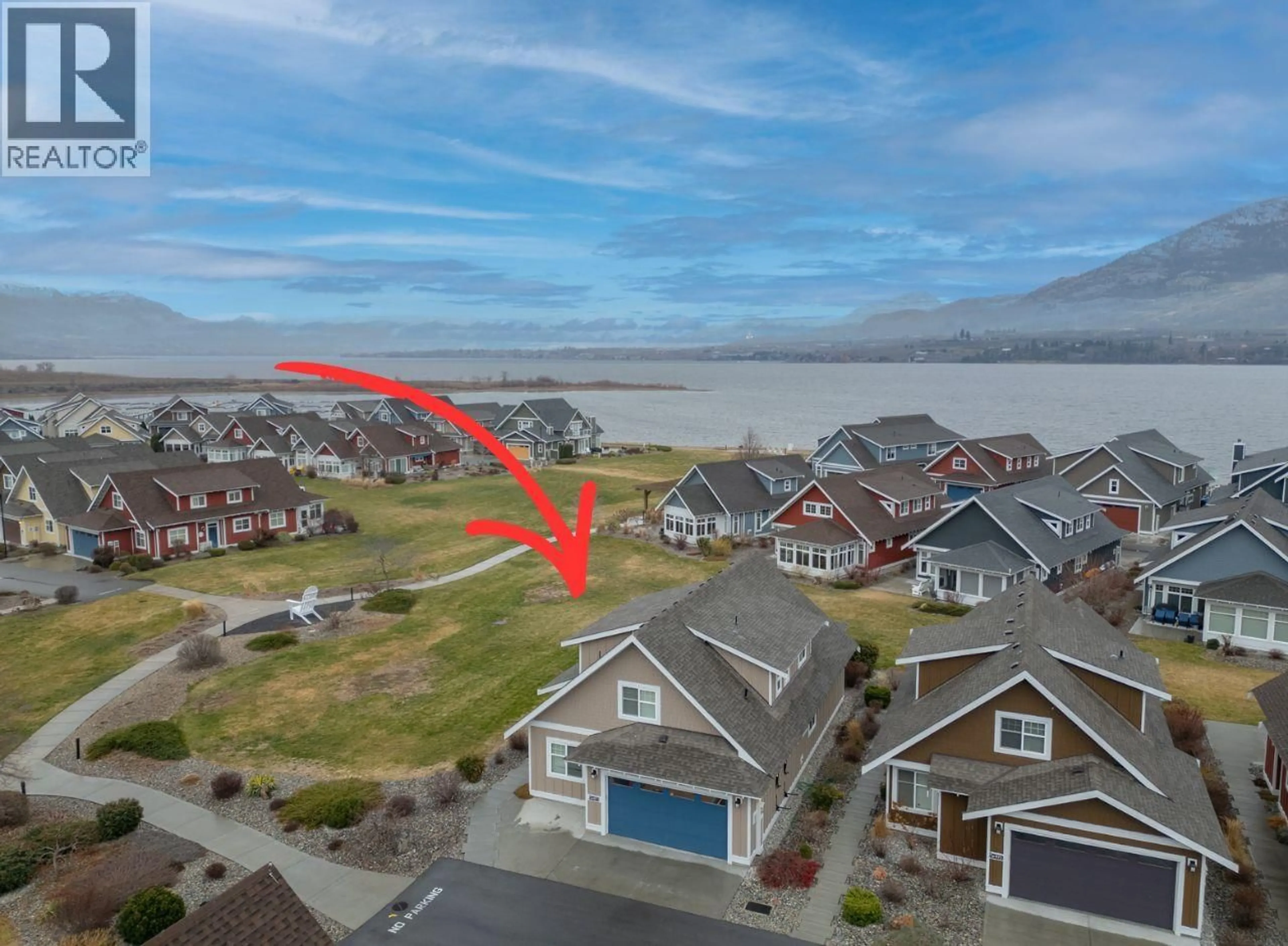 A pic from outside/outdoor area/front of a property/back of a property/a pic from drone, water/lake/river/ocean view for 73 - 2450 RADIO TOWER ROAD ROAD, Oliver British Columbia V0H1T1
