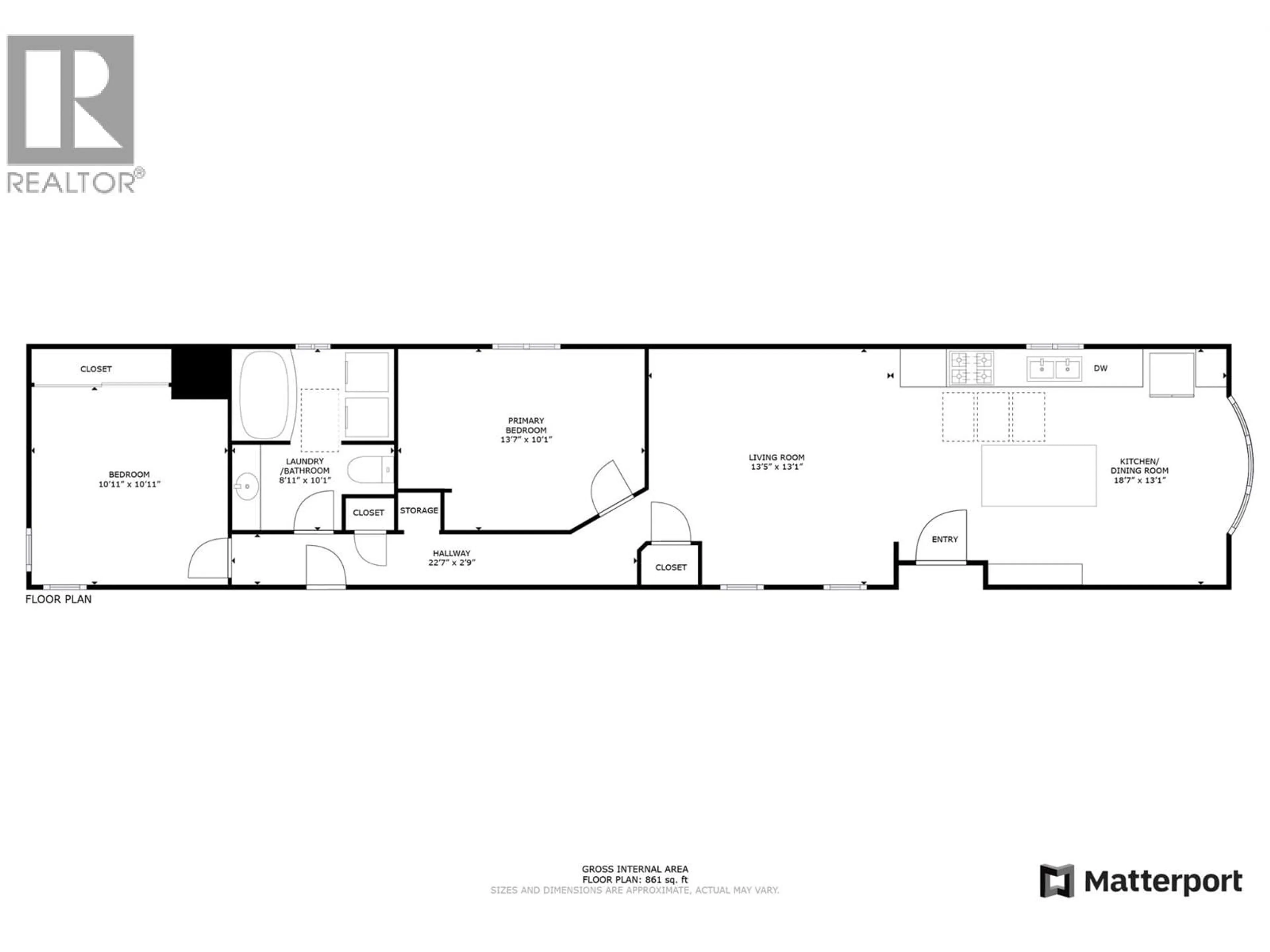 Floor plan for 27 - 12560 WESTSIDE ROAD, Vernon British Columbia V1H1S9