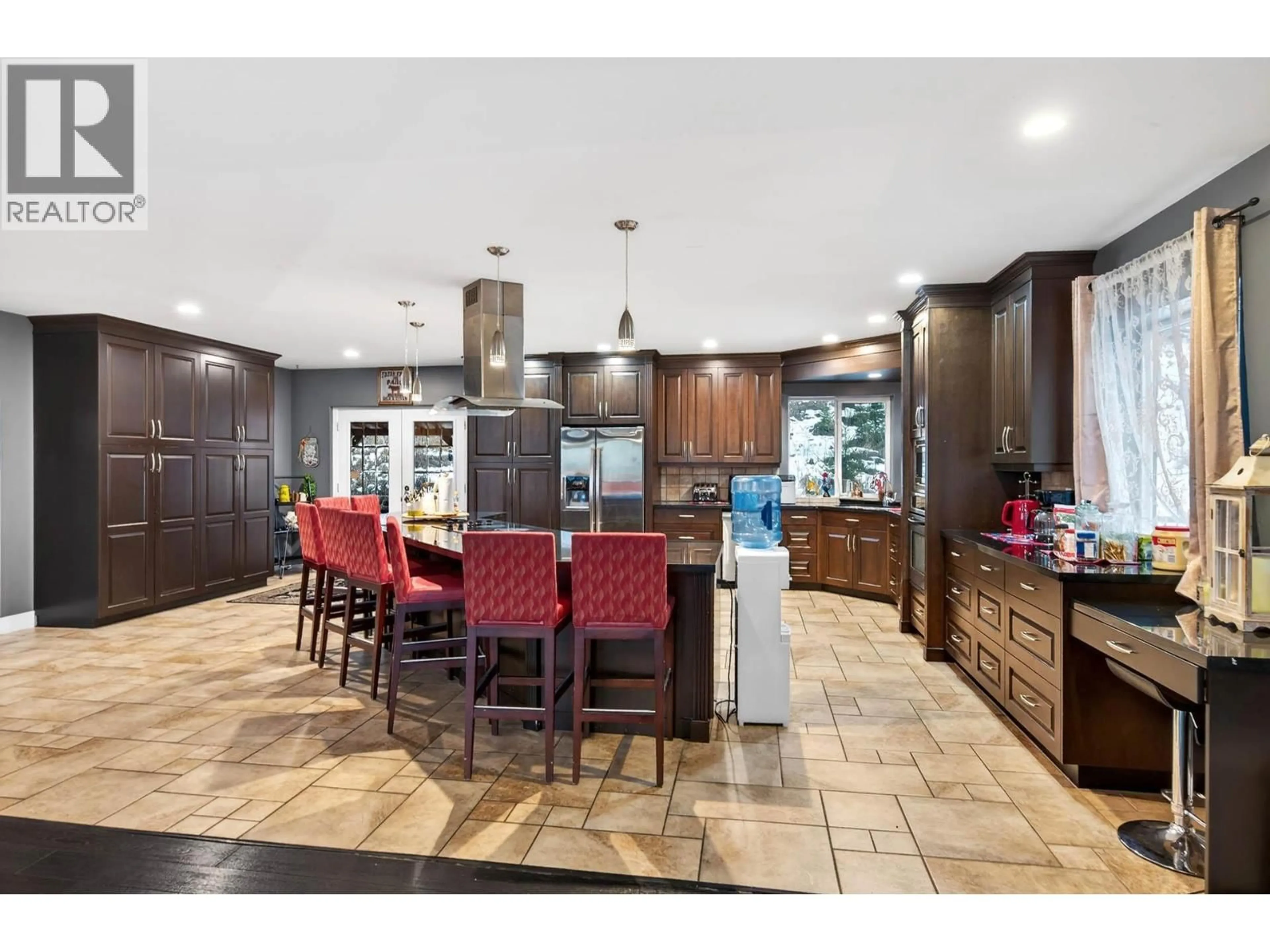 Open concept kitchen, ceramic/tile floor for 2828 SILVER BIRCH LANE, Kamloops British Columbia V0E2P0