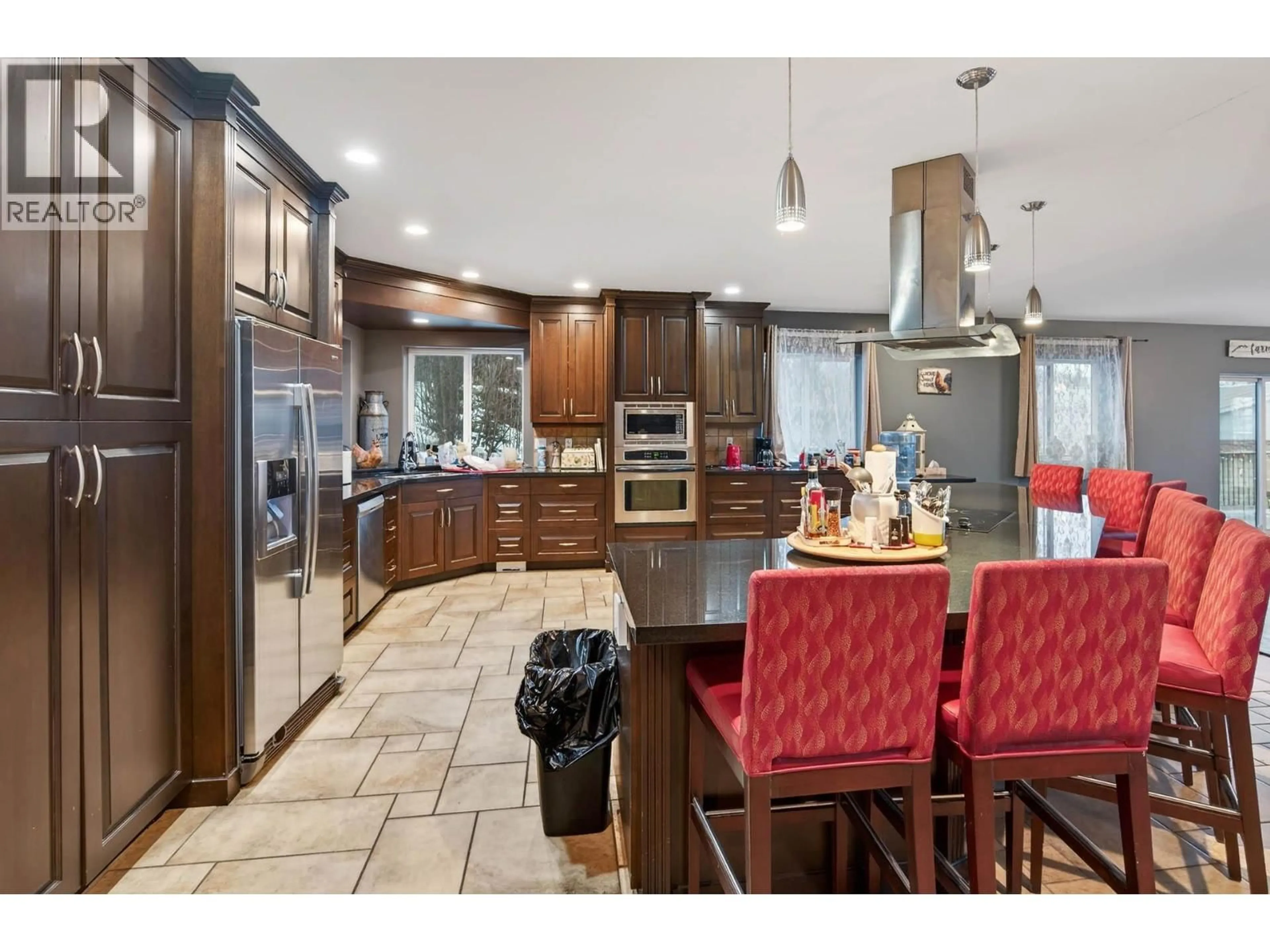 Open concept kitchen, ceramic/tile floor for 2828 SILVER BIRCH LANE, Kamloops British Columbia V0E2P0