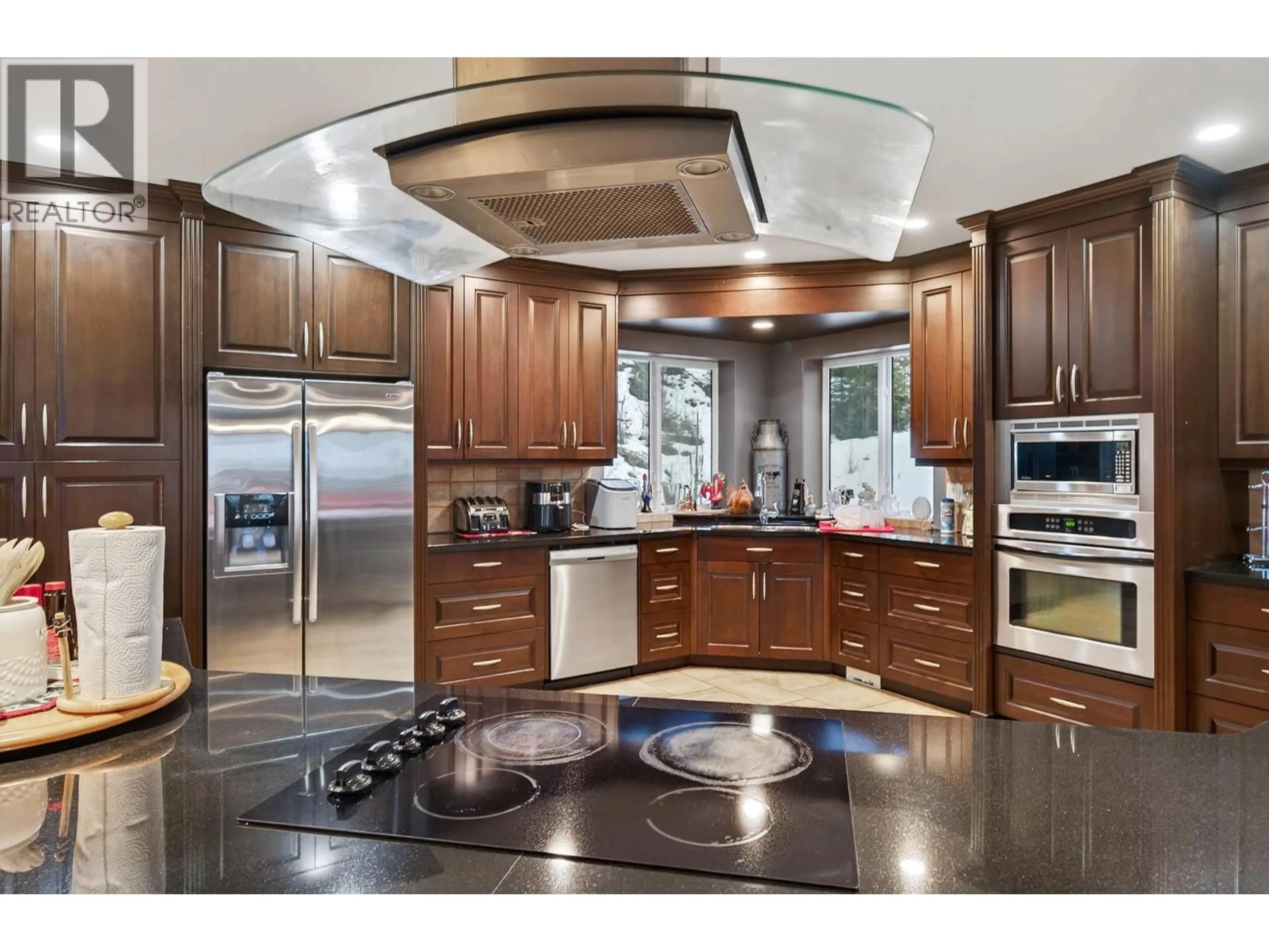 Contemporary kitchen, ceramic/tile floor for 2828 SILVER BIRCH LANE, Kamloops British Columbia V0E2P0