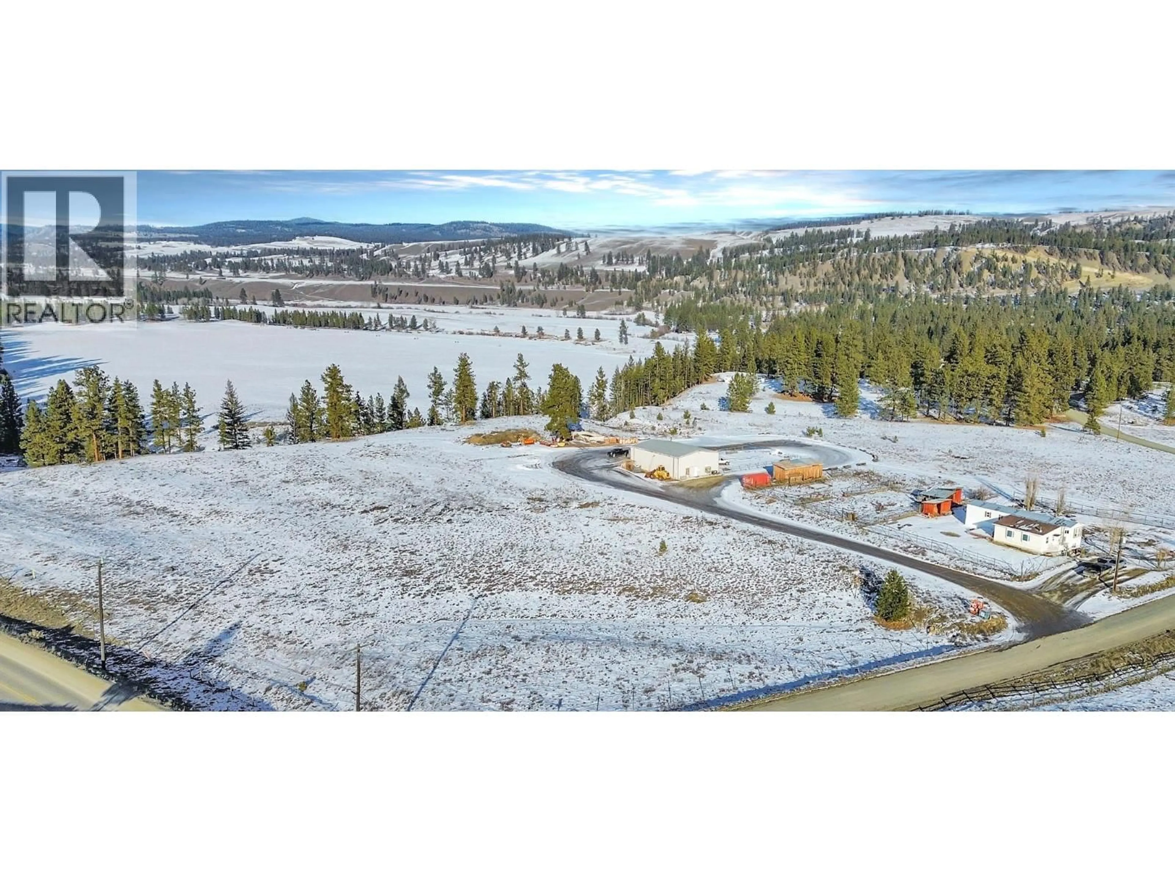 A pic from outside/outdoor area/front of a property/back of a property/a pic from drone, water/lake/river/ocean view for 324 SUNFLOWER ESTATES ROAD, Princeton British Columbia V0X1W0