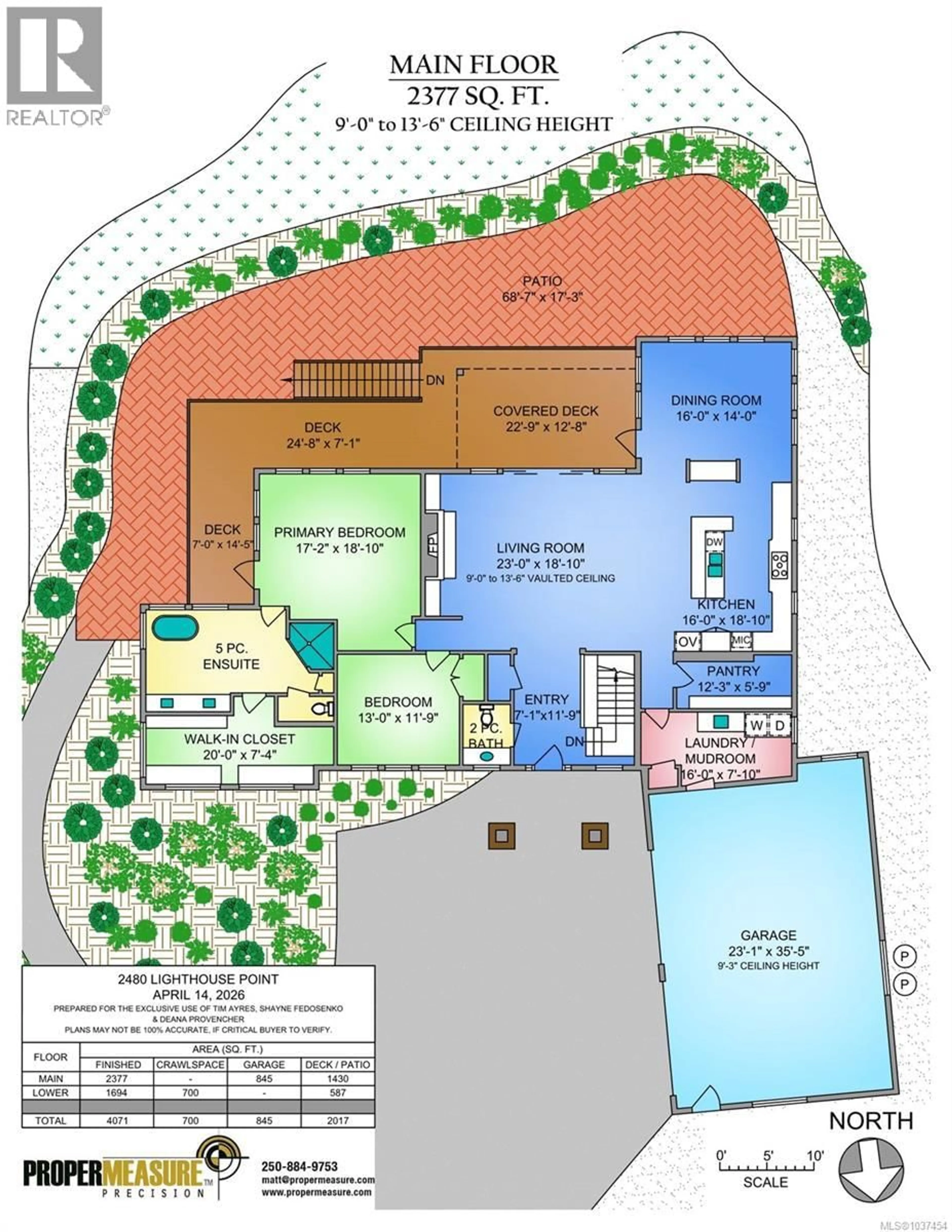 Floor plan for 2480 LIGHTHOUSE POINT ROAD, Sooke British Columbia V9Z1G7