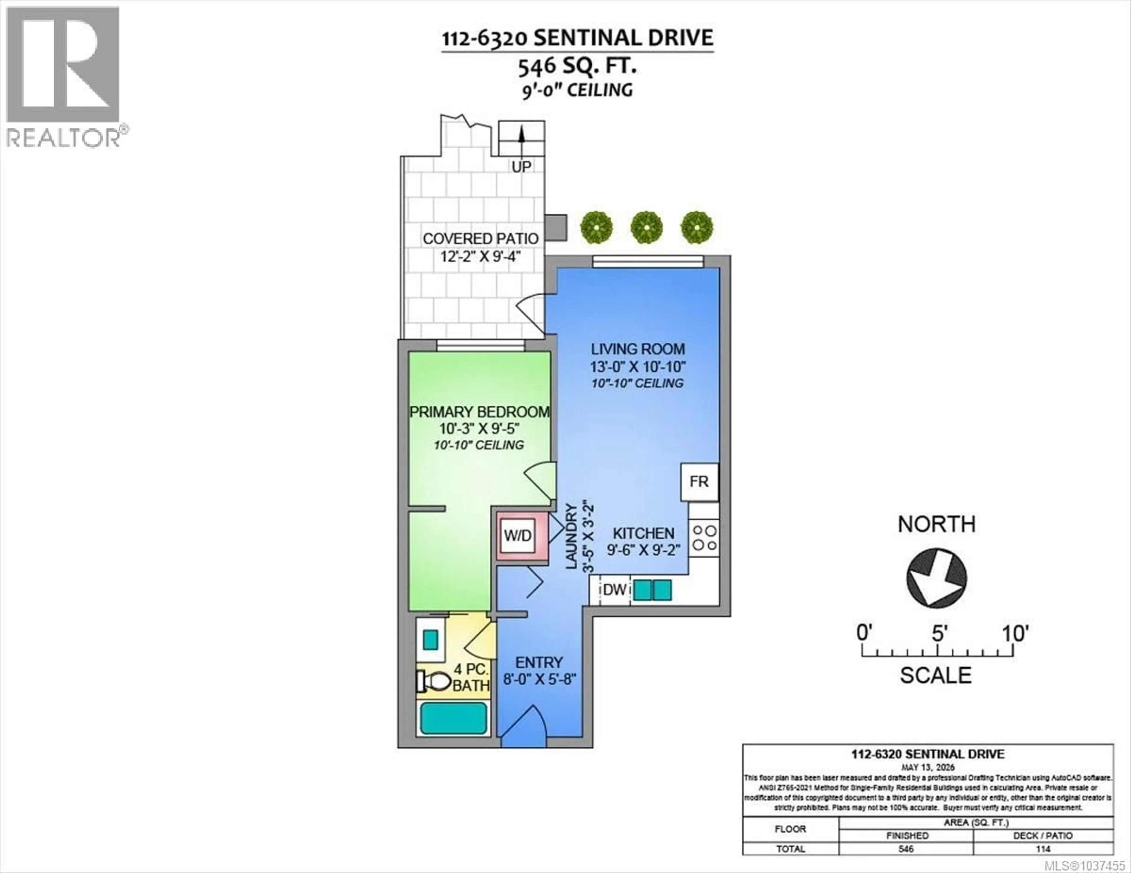 Floor plan for 112 - 6320 SENTINAL DRIVE, Nanaimo British Columbia V9V0C1
