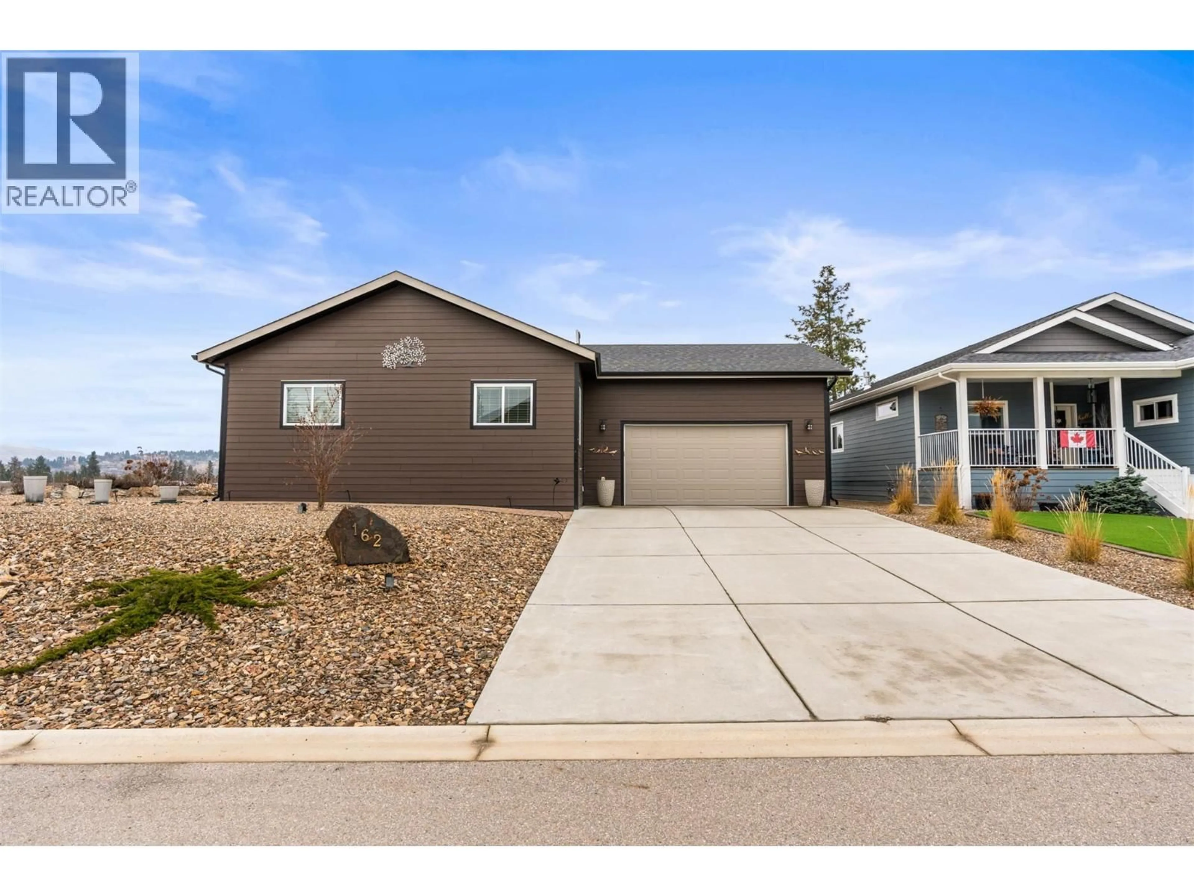 Home with vinyl exterior material, street for 162 - 9510 HIGHWAY 97 N HIGHWAY, Vernon British Columbia V1H1R8