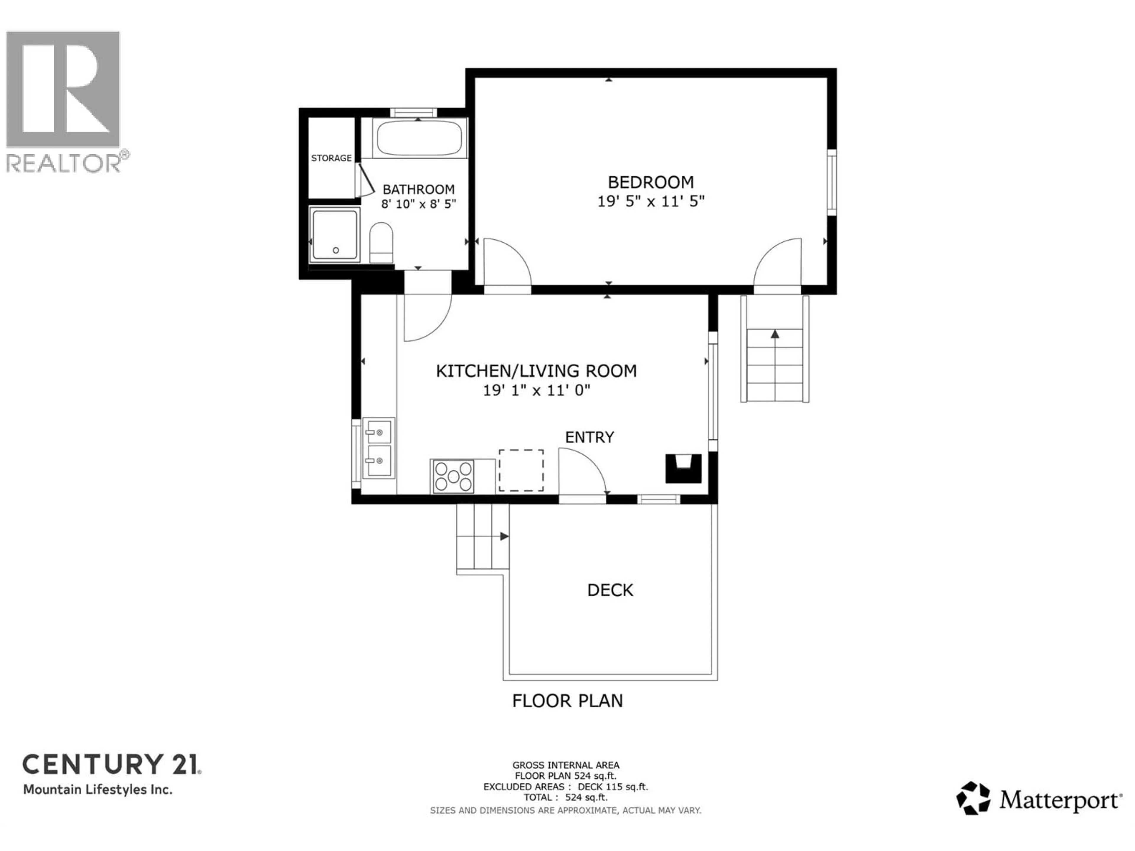 Floor plan for 3306 PALMER ROAD, Baynes Lake British Columbia V0B1T4