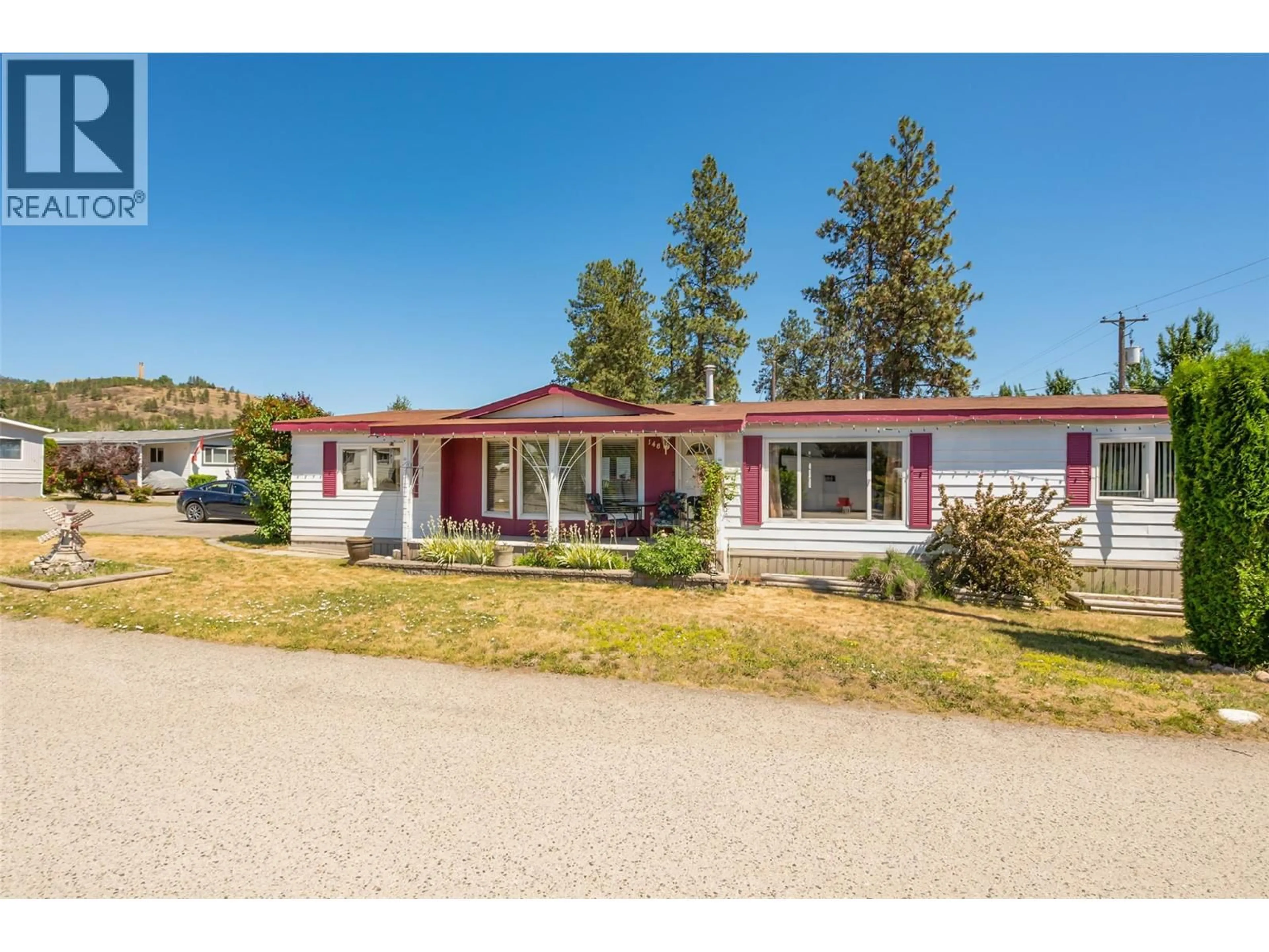 Home with vinyl exterior material, street for 148 - 1880 OLD BOUCHERIE ROAD, West Kelowna British Columbia V4T1Z3
