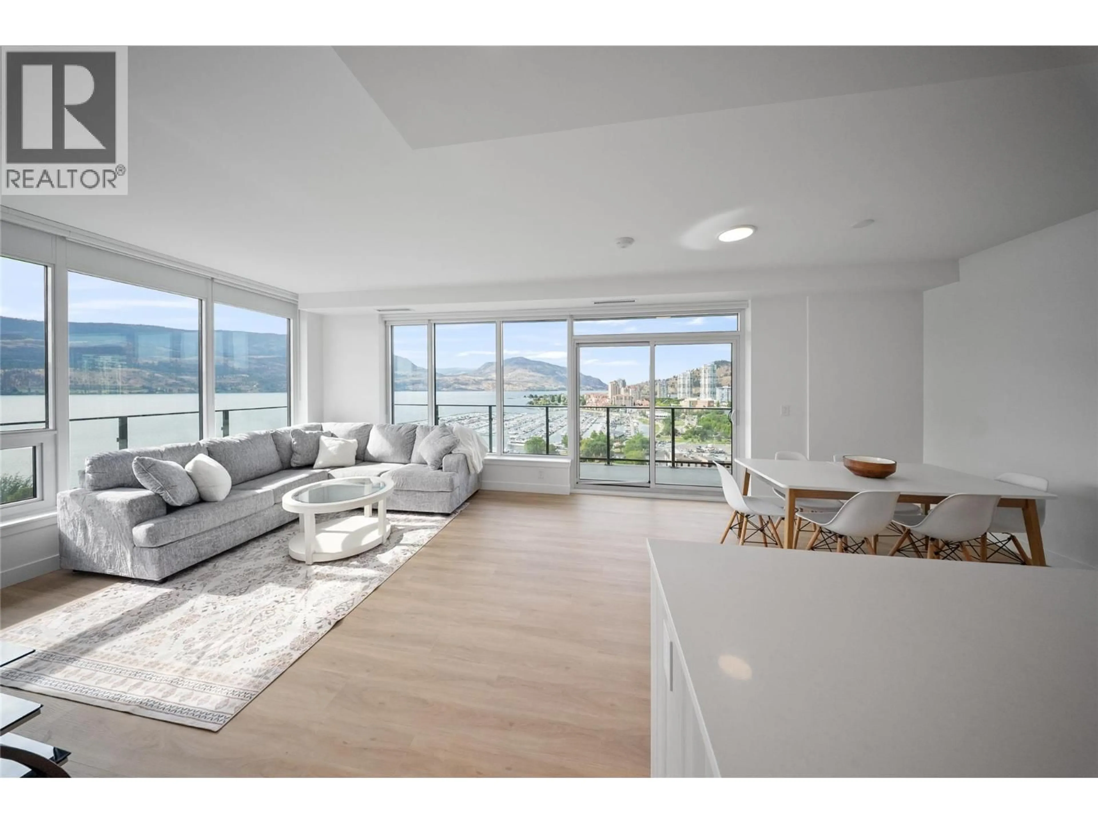 Living room with furniture, unknown for 1408 - 238 LEON AVENUE, Kelowna British Columbia V1Y0N6