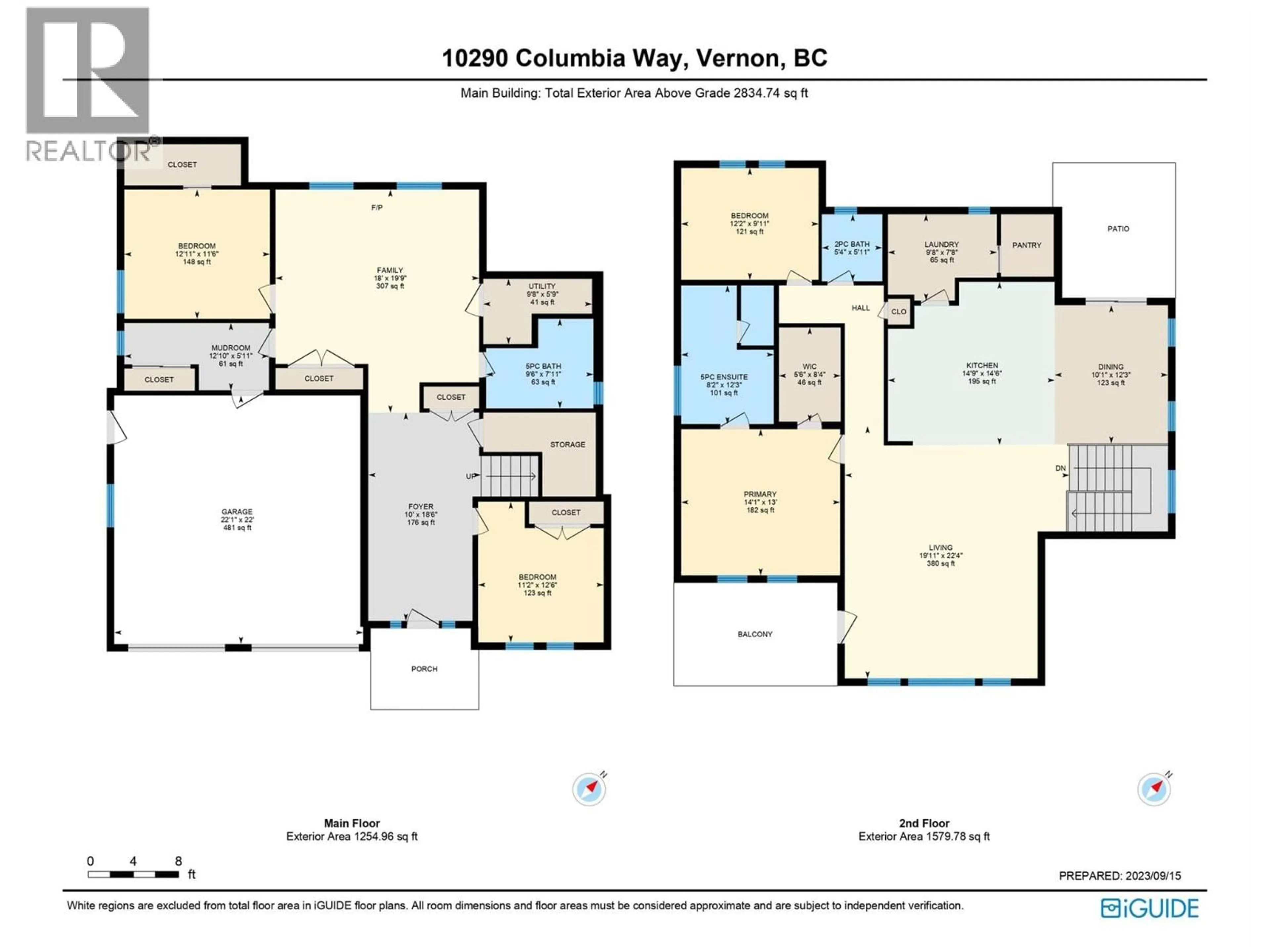 Floor plan for 10290 COLUMBIA WAY, Vernon British Columbia V1H2B6