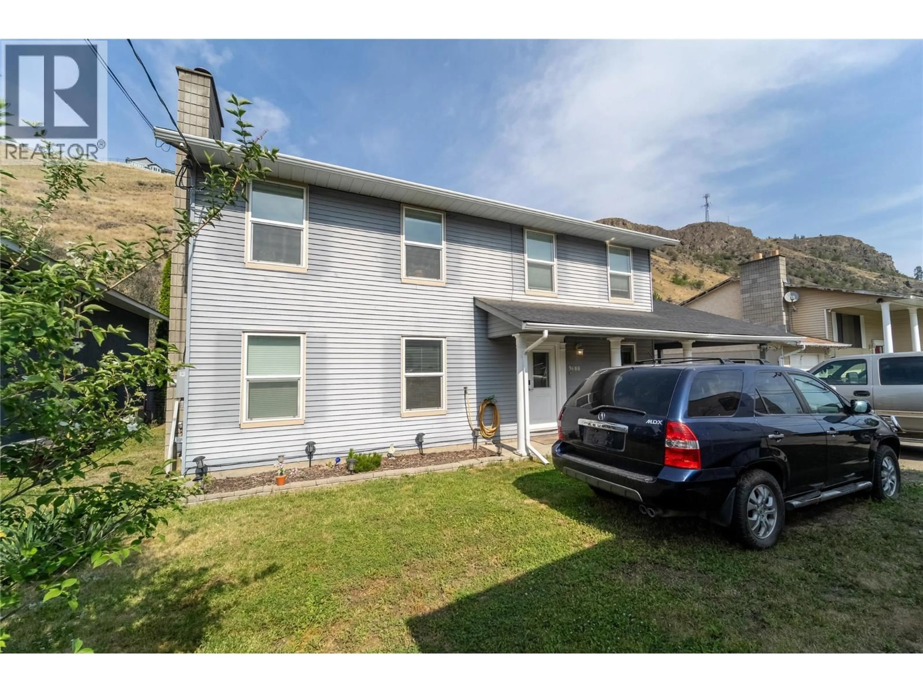 Home with vinyl exterior material, street for 3688 WESTSYDE ROAD, Kamloops British Columbia V2B7H6