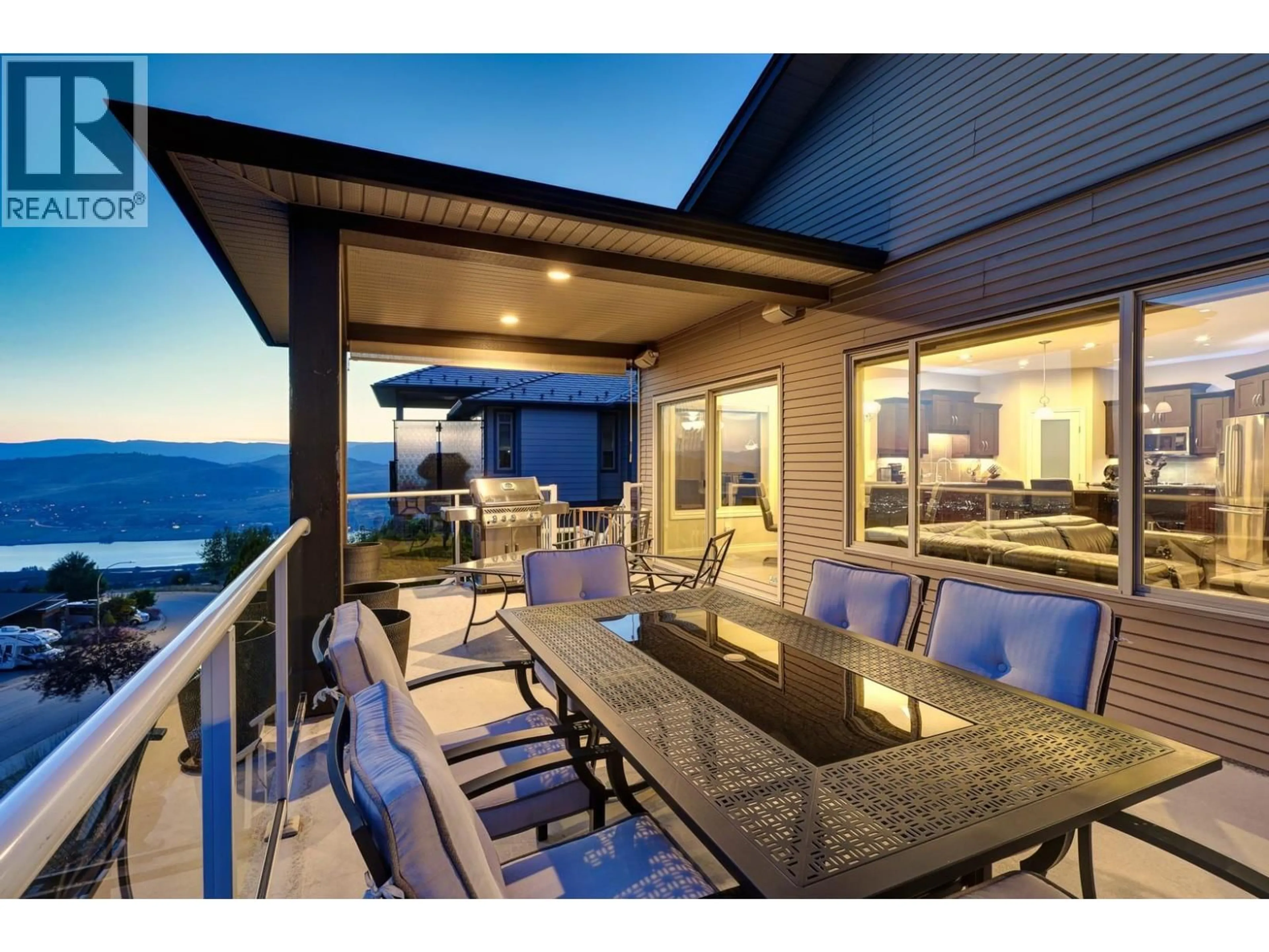 Patio, water/lake/river/ocean view for 725 HART LANE, Vernon British Columbia V1B4B2