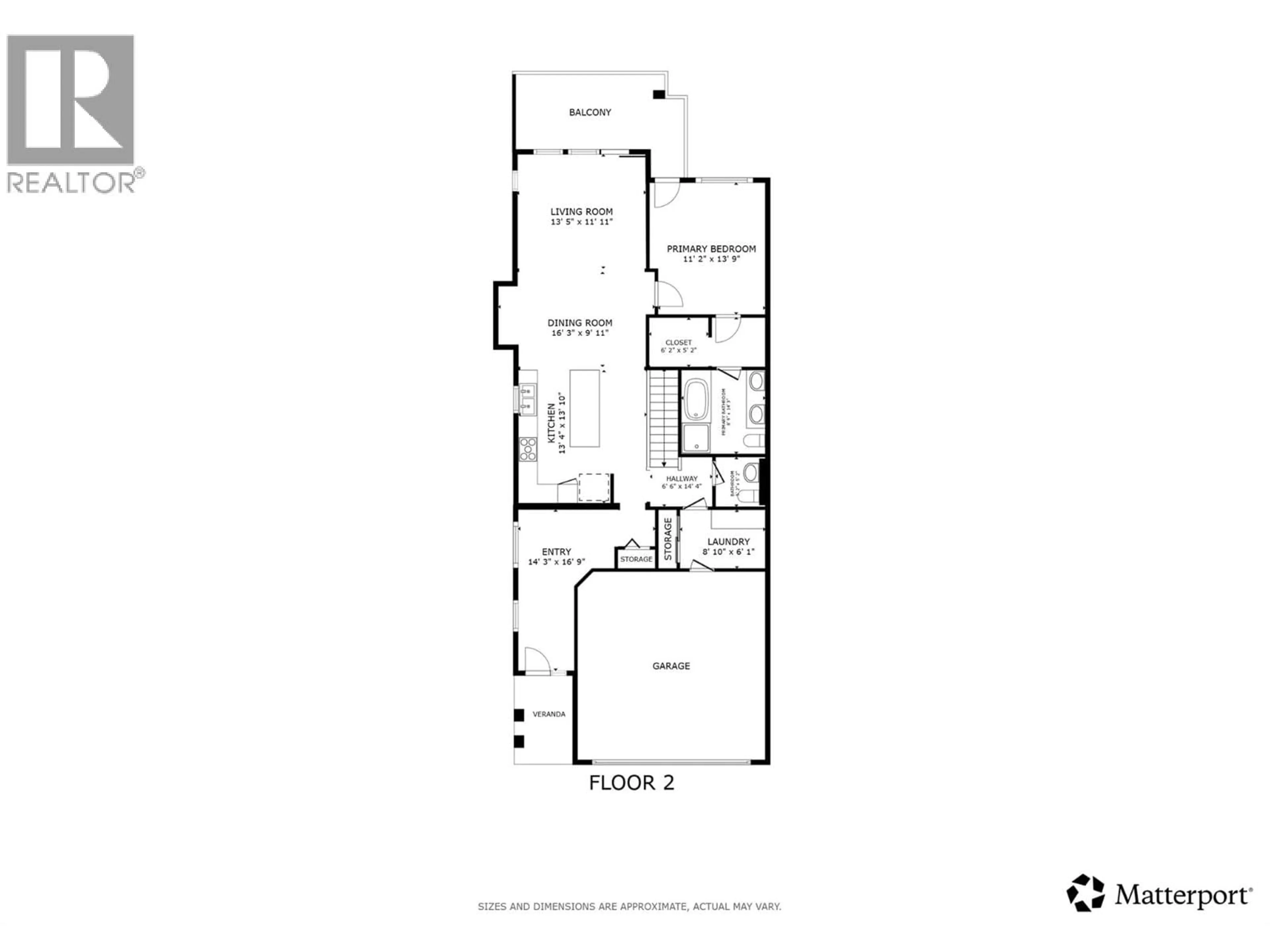 Floor plan for 46 - 625 BOYNTON PLACE, Kelowna British Columbia V1V3B5