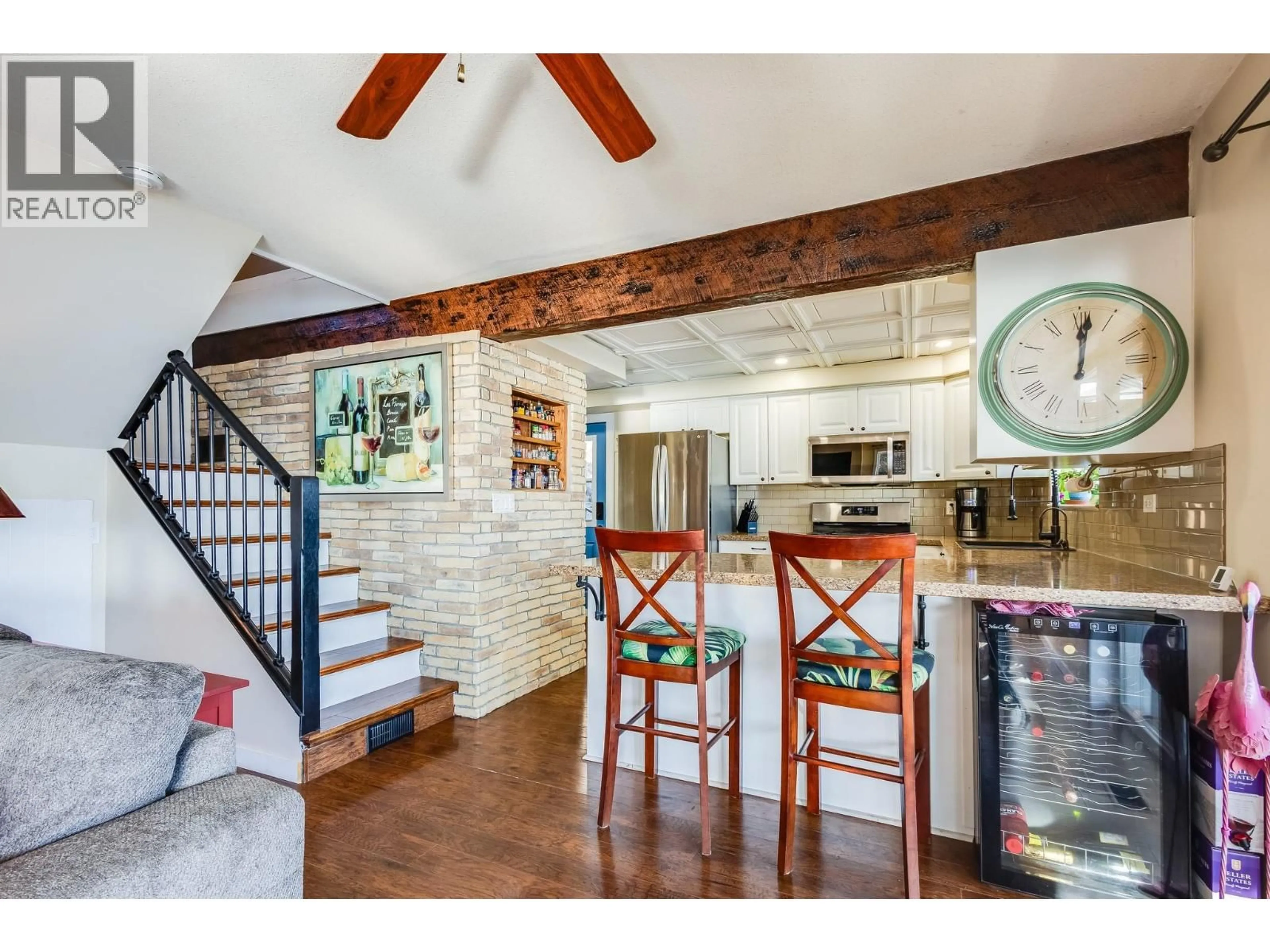 Open concept kitchen, ceramic/tile floor for 6271 RENFREW ROAD, Peachland British Columbia V0H1X7