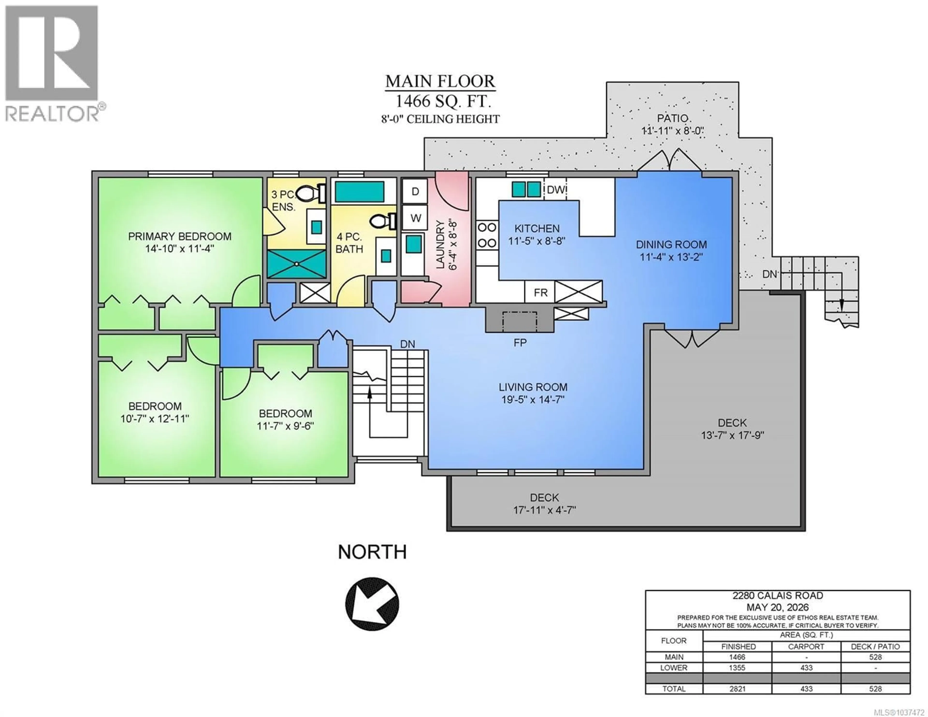 Floor plan for 2280 CALAIS ROAD, Duncan British Columbia V9L5V2